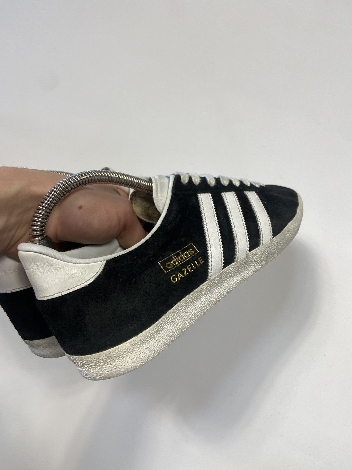 Adidas Adidas gazelle sneakers Streetwear leather hype rare VTg Y2K Size US 8.5 / EU 41-42 - 5 Thumbnail