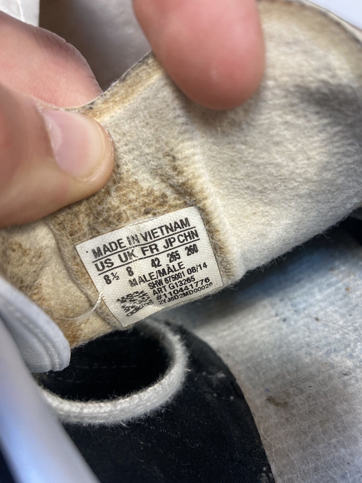 Adidas Adidas gazelle sneakers Streetwear leather hype rare VTg Y2K Size US 8.5 / EU 41-42 - 7 Thumbnail
