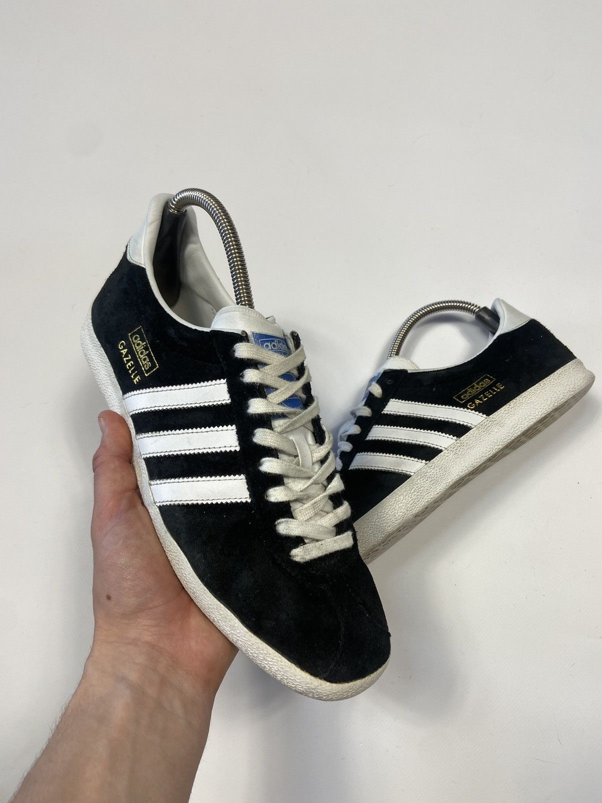 Adidas gazelle sneakers Streetwear leather hype rare VTg Y2K