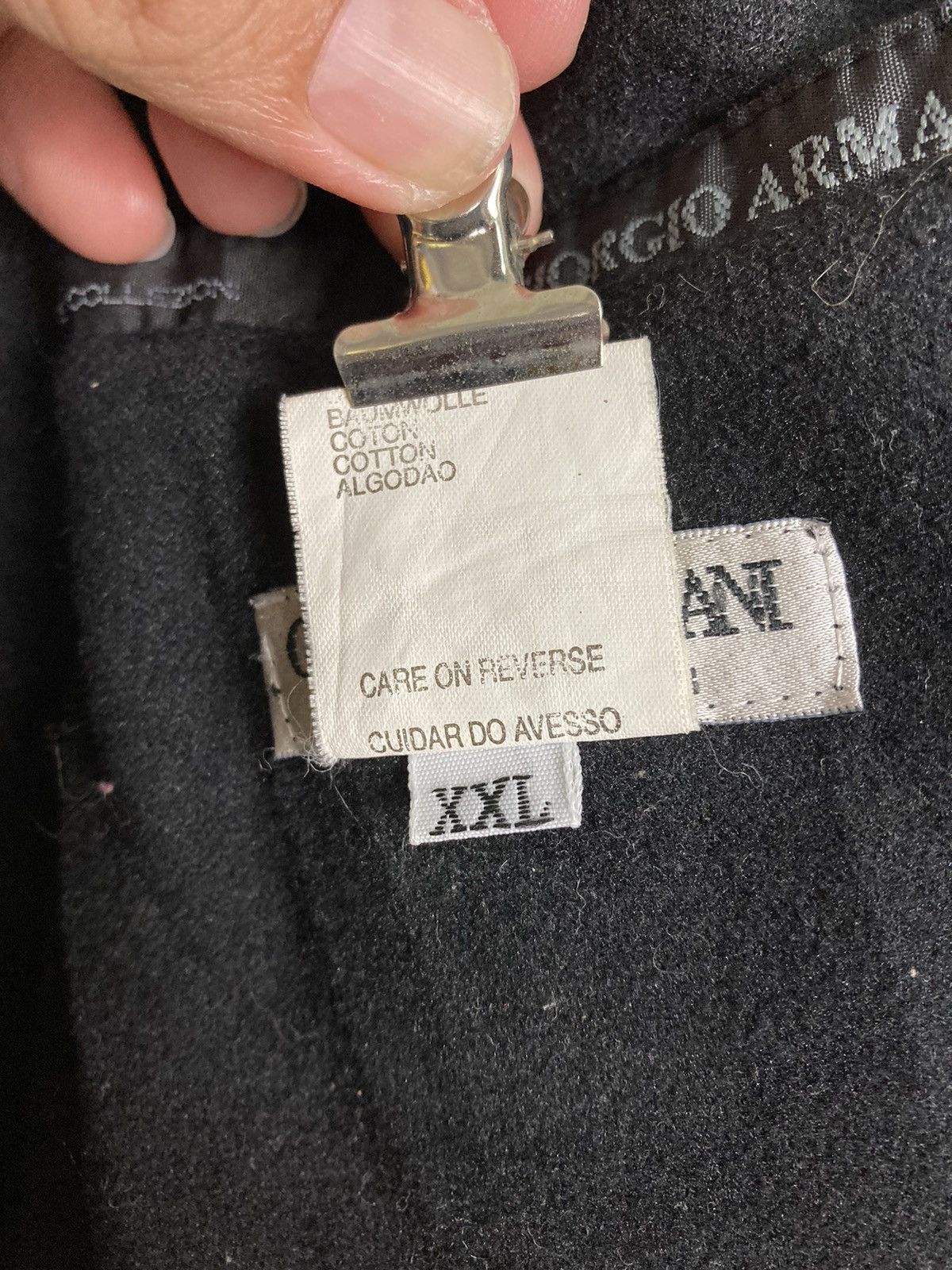 Giorgio Armani Giorgio Armani Le Collezioni Zipper Jacket Size US XXL / EU 58 / 5 - 7 Thumbnail