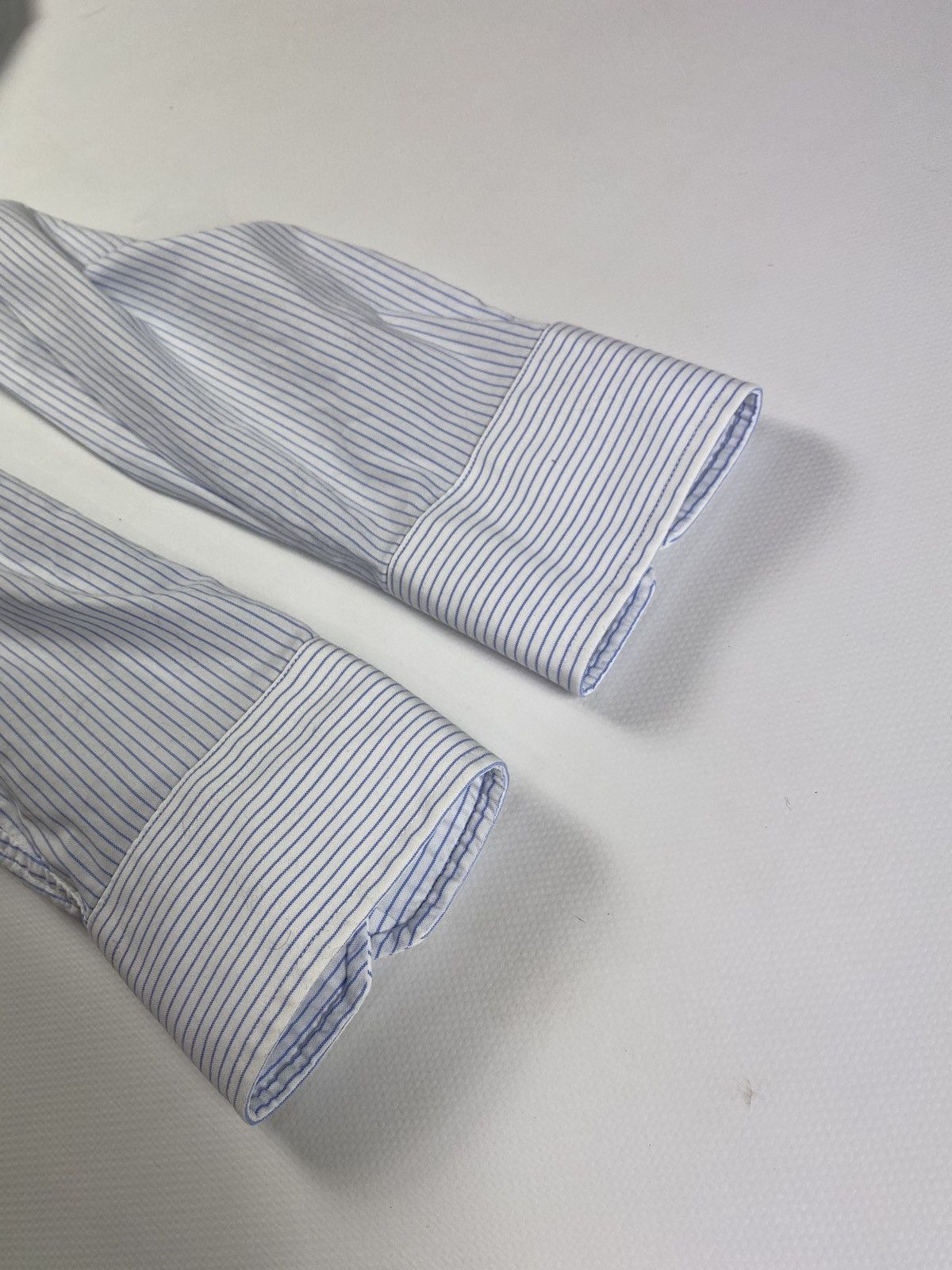 Boggi Boggi Milano Striped Shirt Long Sleeve Size US L / EU 52-54 / 3 - 5 Thumbnail
