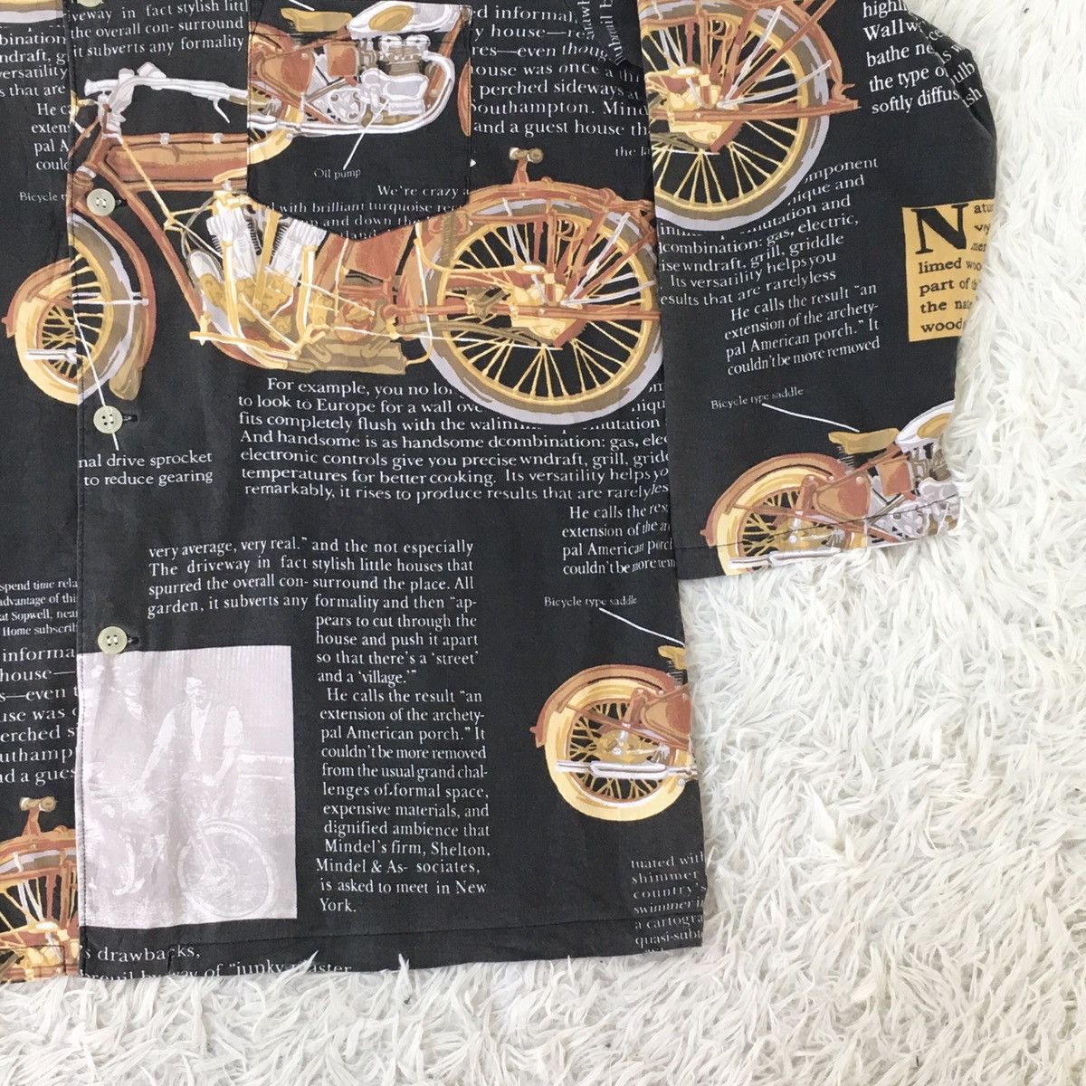 Vintage Vintage All Over Print Cotton Pyjama Size US L / EU 52-54 / 3 - 3 Thumbnail