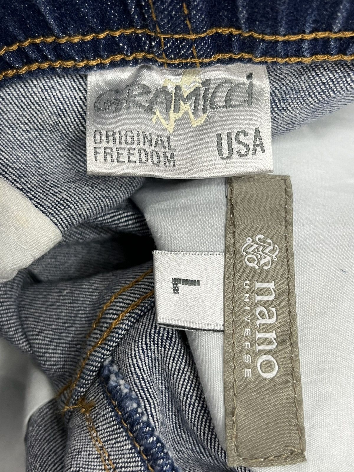 Gramicci 💥STEALS🔥 90’s GRAMICCI X NANO UNIVERSE JAPAN Stretch Denim Size US 32 / EU 48 - 8 Thumbnail