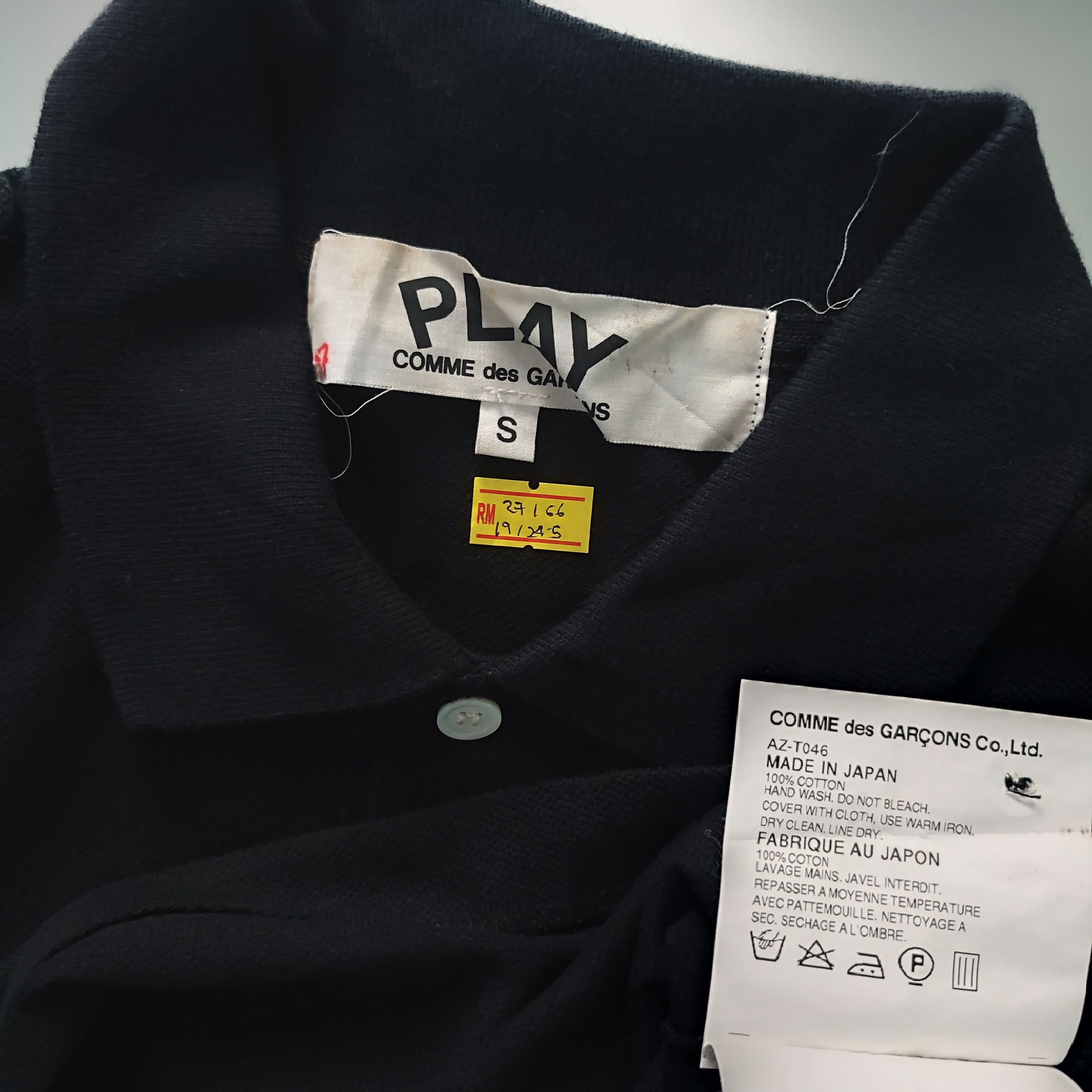 Comme des Garcons PLAY × Japanese Brand × Vintage Comme Des Garcons PLAY Japanese Brand Casual Polos Shirt Size US S / EU 44-46 / 1 - 4 Thumbnail