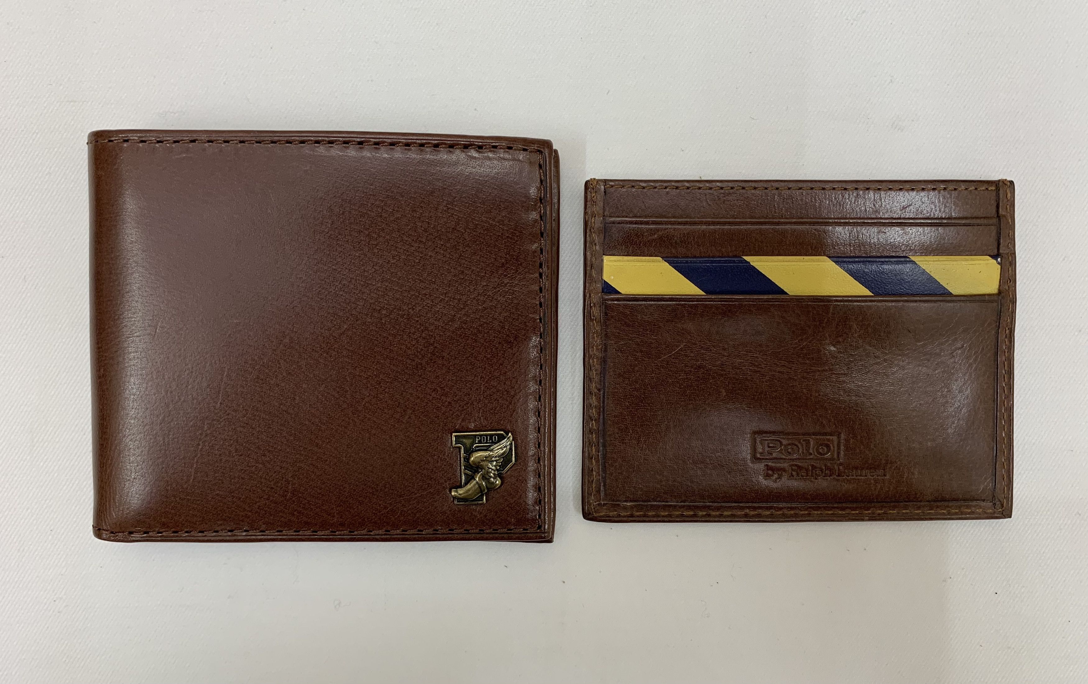 RRL Ralph Lauren × Ralph Lauren × Vintage Double RL Leather