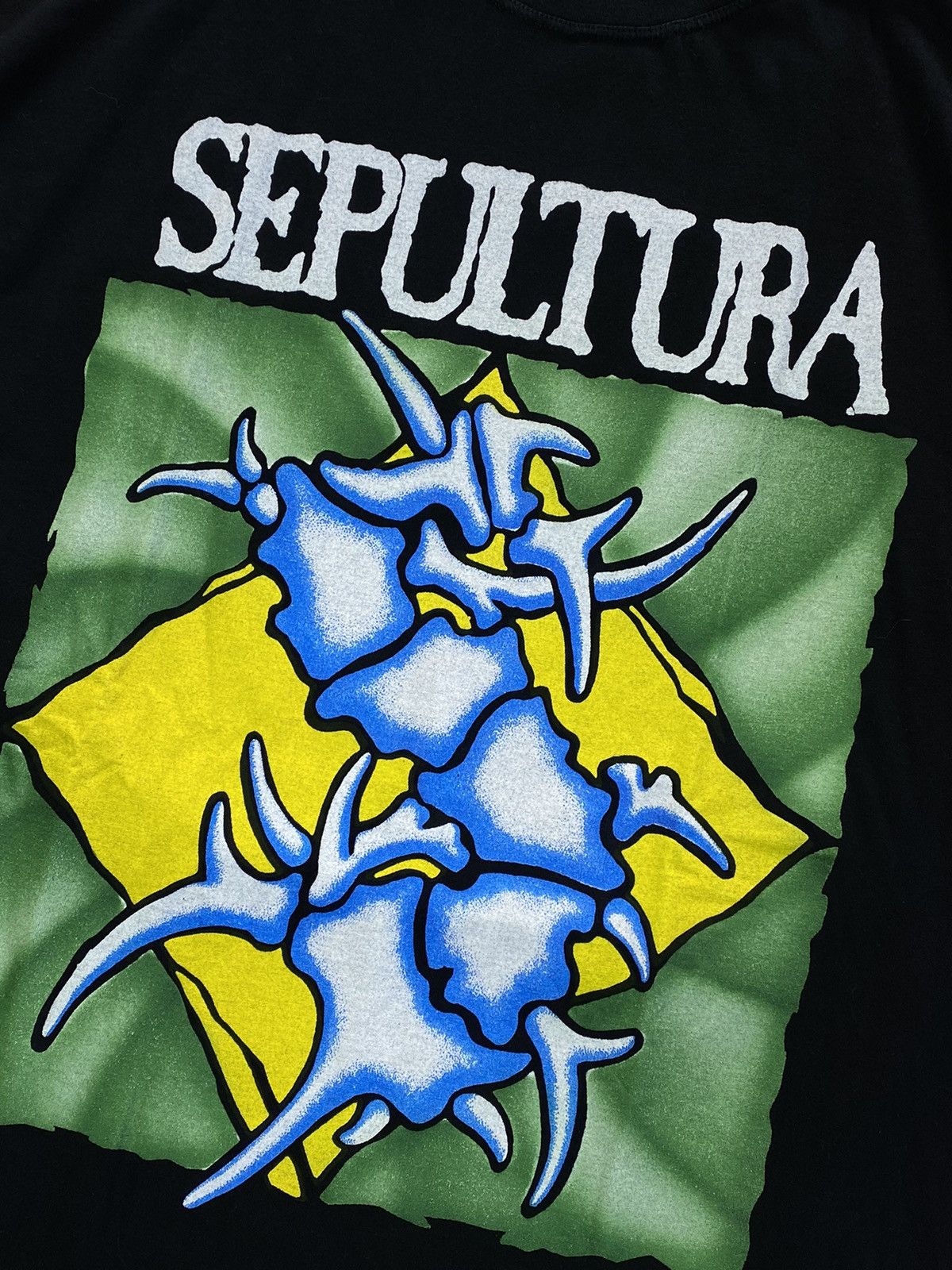 Band Tees × Vintage Vintage Sepultura Brazil rock band t-shirt Size US L / EU 52-54 / 3 - 9 Thumbnail