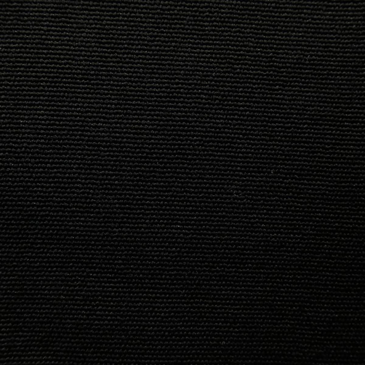 Cropped Pants Black Wide Plain Zip Fly