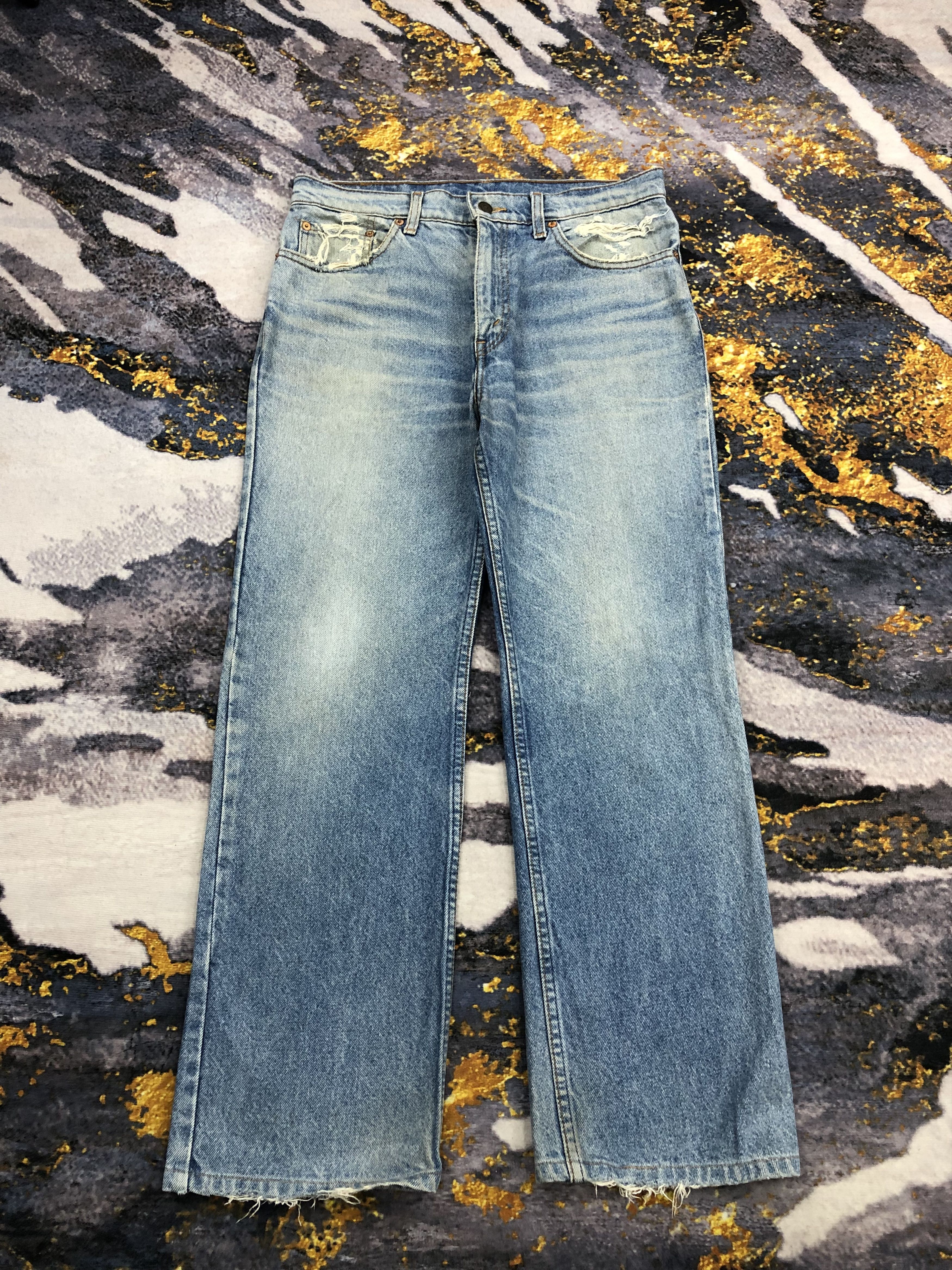 Levi's Vintage Levis 505 Light Wash Denim DPP0132 Size US 34 / EU 50 - 1 Thumbnail