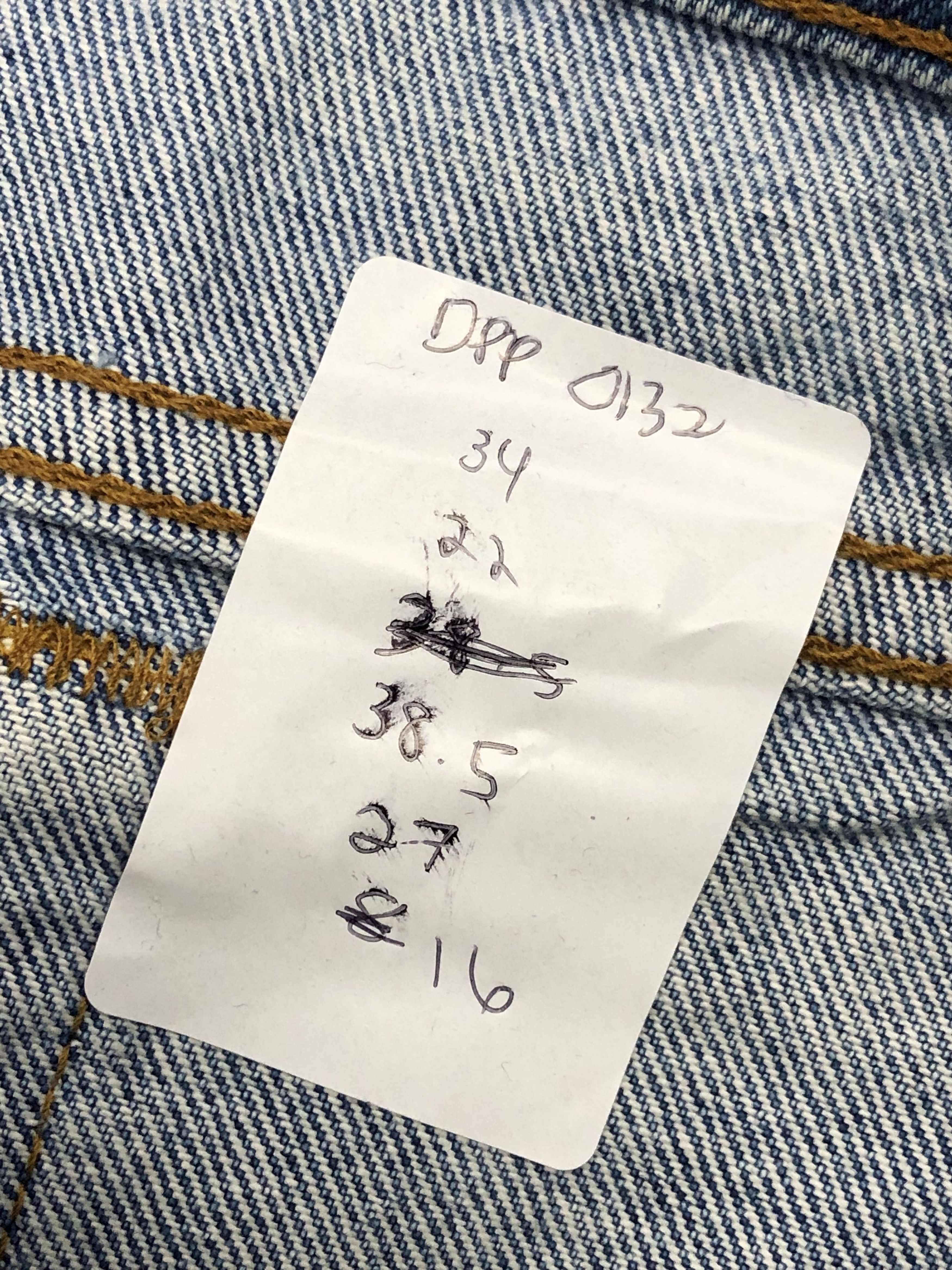 Levi's Vintage Levis 505 Light Wash Denim DPP0132 Size US 34 / EU 50 - 12 Thumbnail