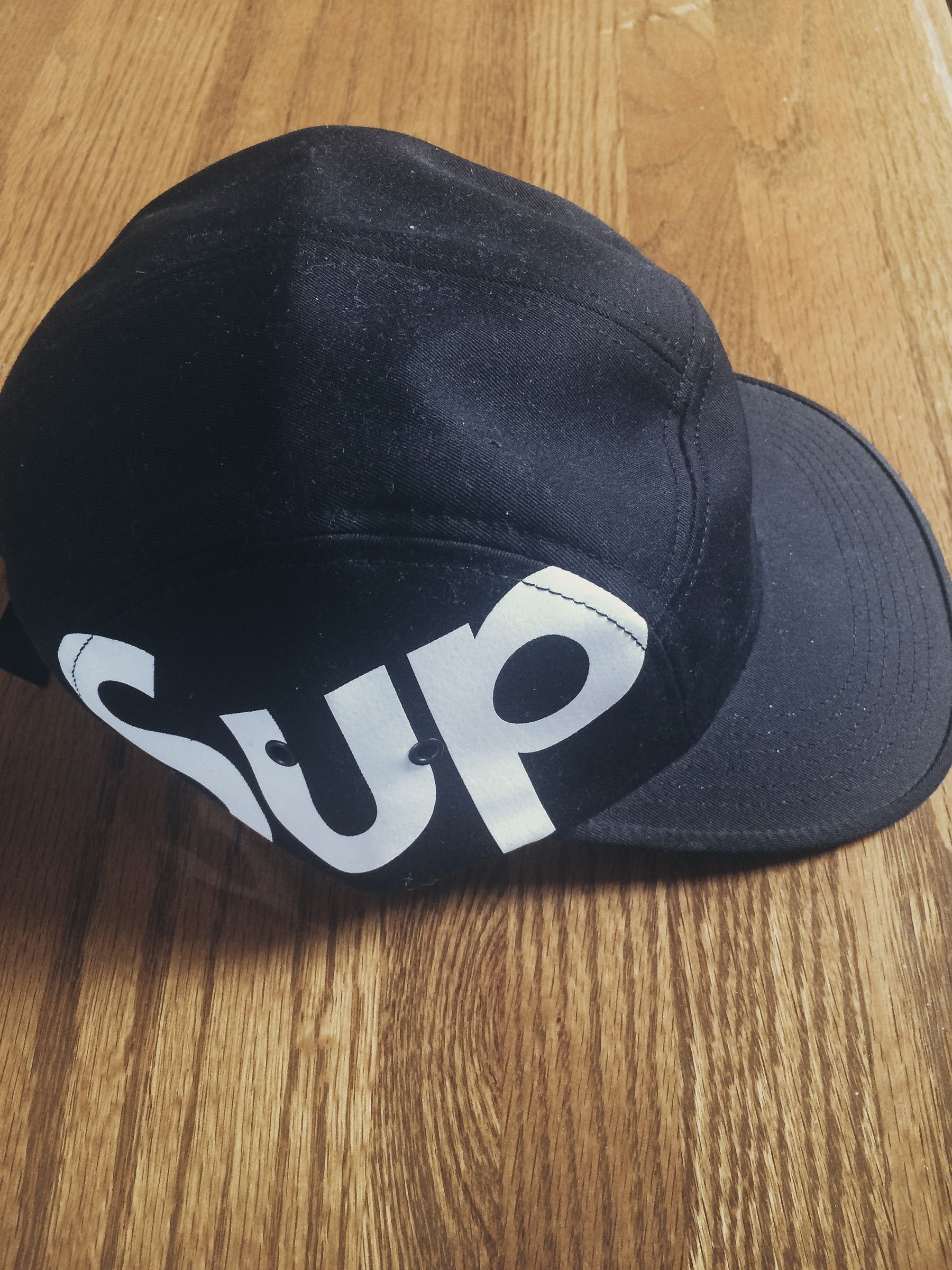 Supreme SUP Logo Camp Cap | Grailed