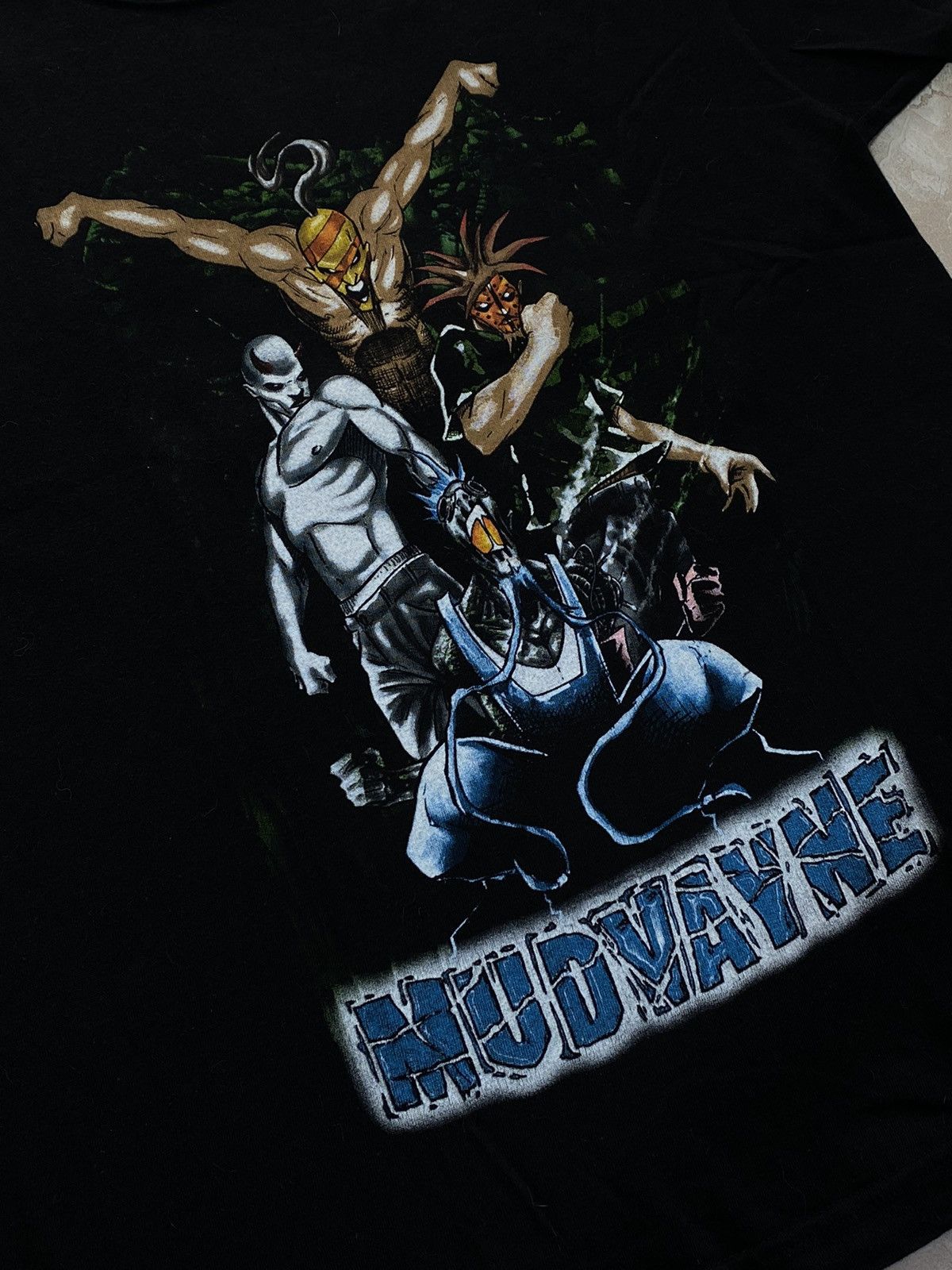 Band Tees × Vintage Vintage 00s Mudvayne Superheroes band tee Size US L / EU 52-54 / 3 - 3 Thumbnail