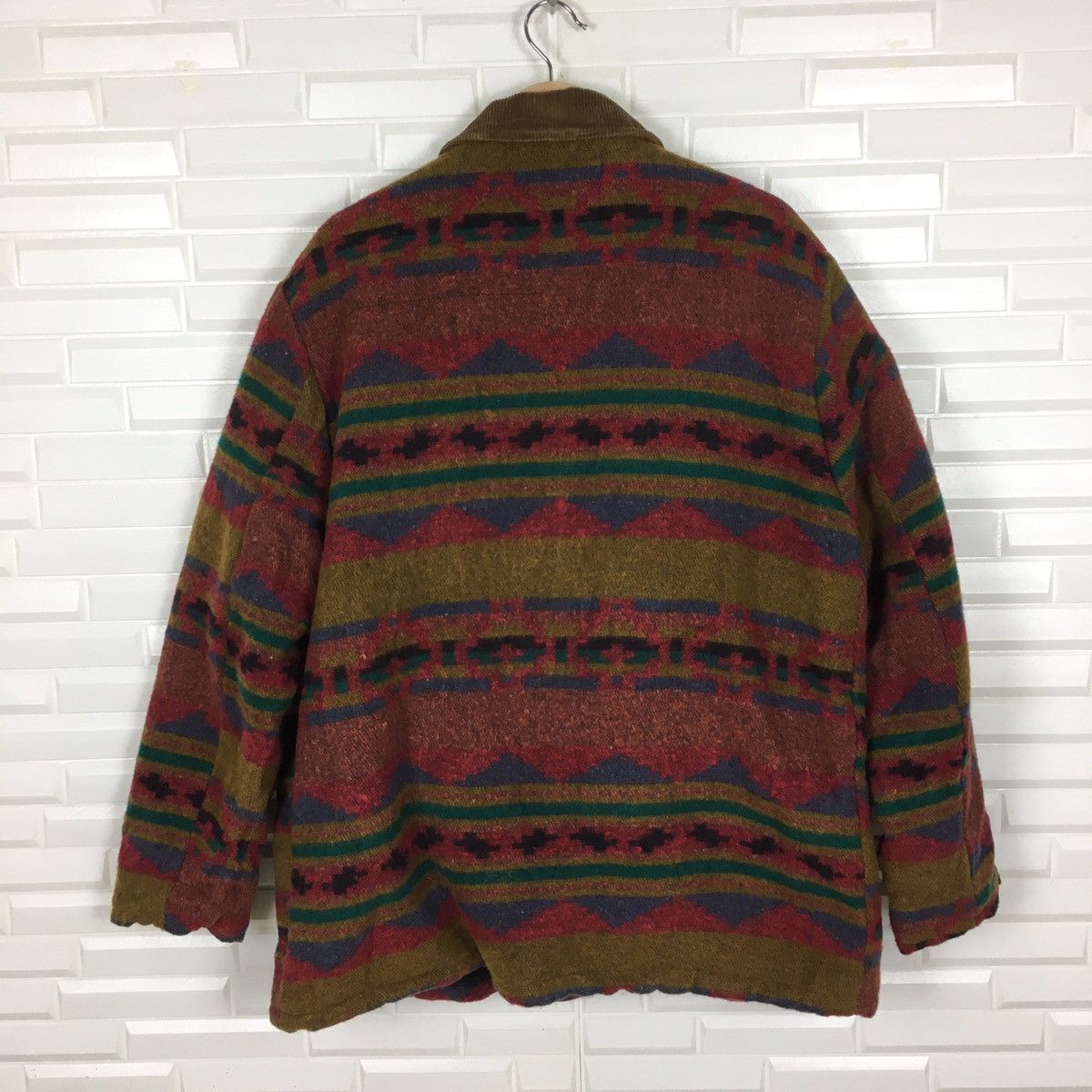 Native Santa Fe Trail Wool Navajo Duffle Coat Size US L / EU 52-54 / 3 - 2 Thumbnail