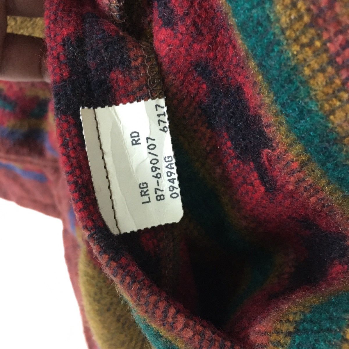 Native Santa Fe Trail Wool Navajo Duffle Coat Size US L / EU 52-54 / 3 - 10 Thumbnail
