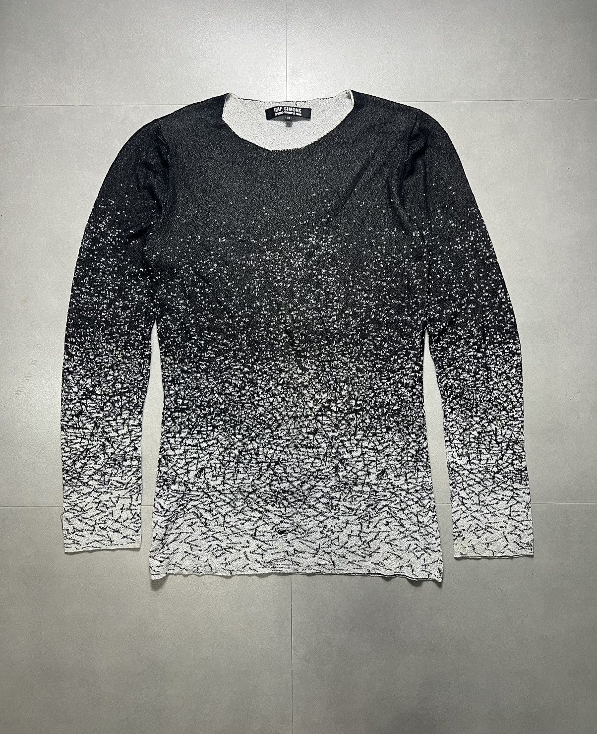 Raf Simons Raf Simons - S/S '09 Gradient Knitted Sweater Size US M / EU 48-50 / 2 - 2 Thumbnail