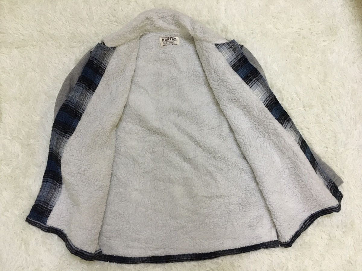 Japanese Brand Hunter Wool Sherpa Flannel Oversize Size US M / EU 48-50 / 2 - 8 Thumbnail