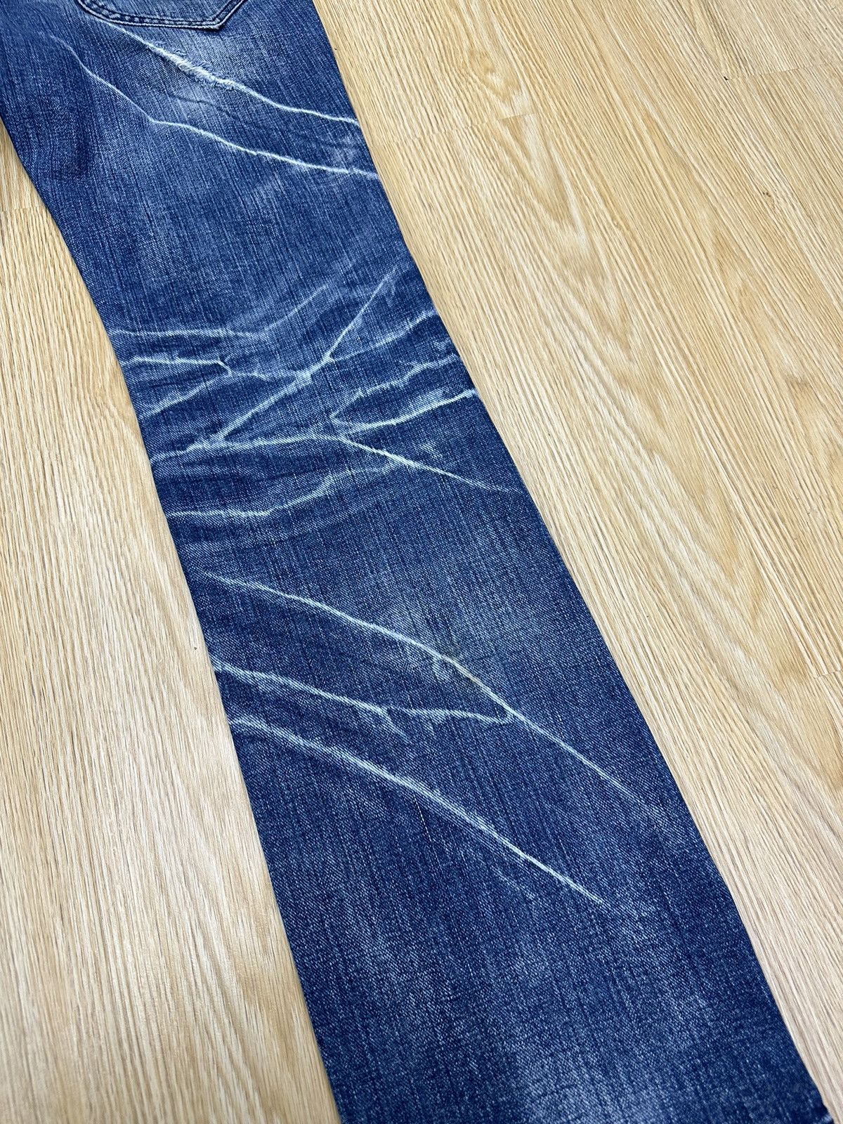 Hysteric Glamour × If Six Was Nine × Le Grande Bleu (L.G.B.) VINTAGE FLARE SEMANTIC DESIGN GOTHIC DENIM SIZE 32 J701 Size US 32 / EU 48 - 6 Thumbnail