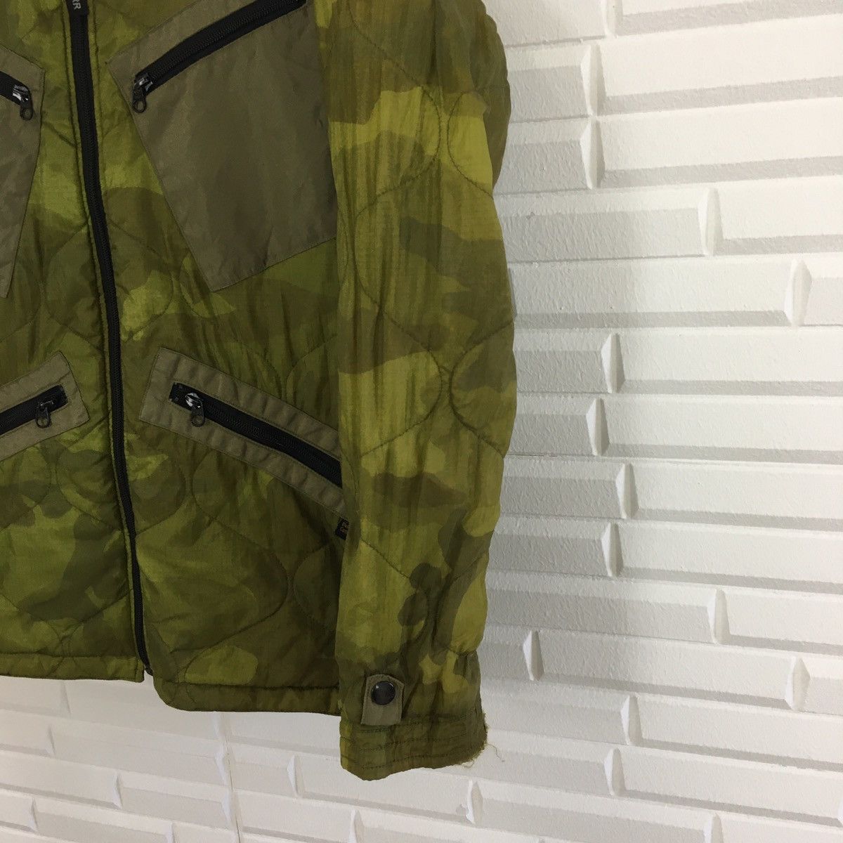 Buzz Rickson's × Toyo Enterprises Buzz Rickson’s Quilted Camouflage Multi Zipper Jacket Size US S / EU 44-46 / 1 - 3 Thumbnail