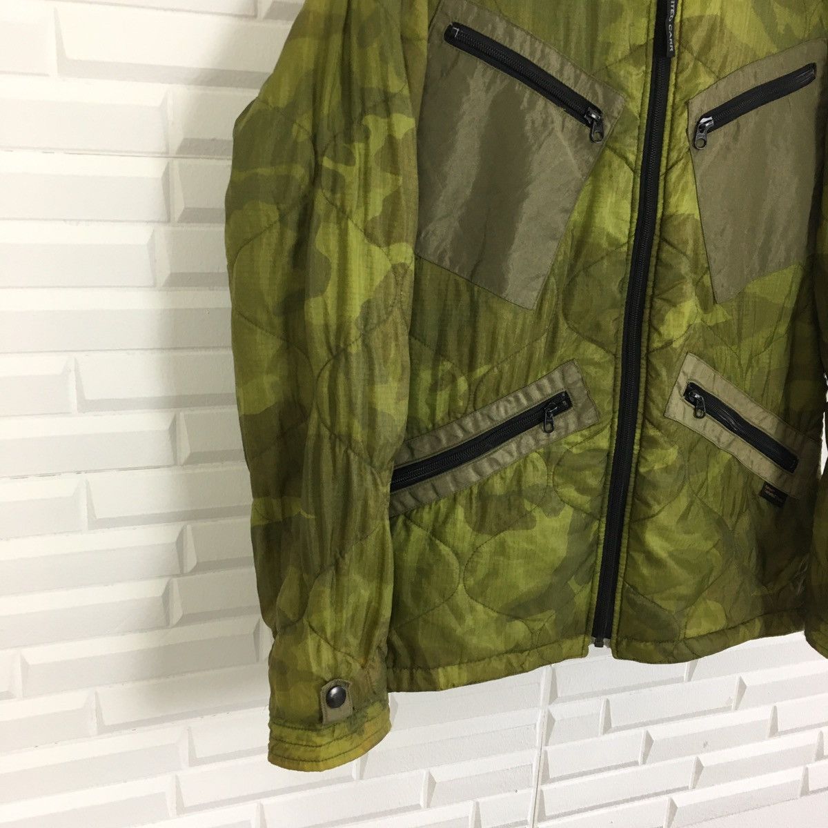 Buzz Rickson's × Toyo Enterprises Buzz Rickson’s Quilted Camouflage Multi Zipper Jacket Size US S / EU 44-46 / 1 - 2 Thumbnail
