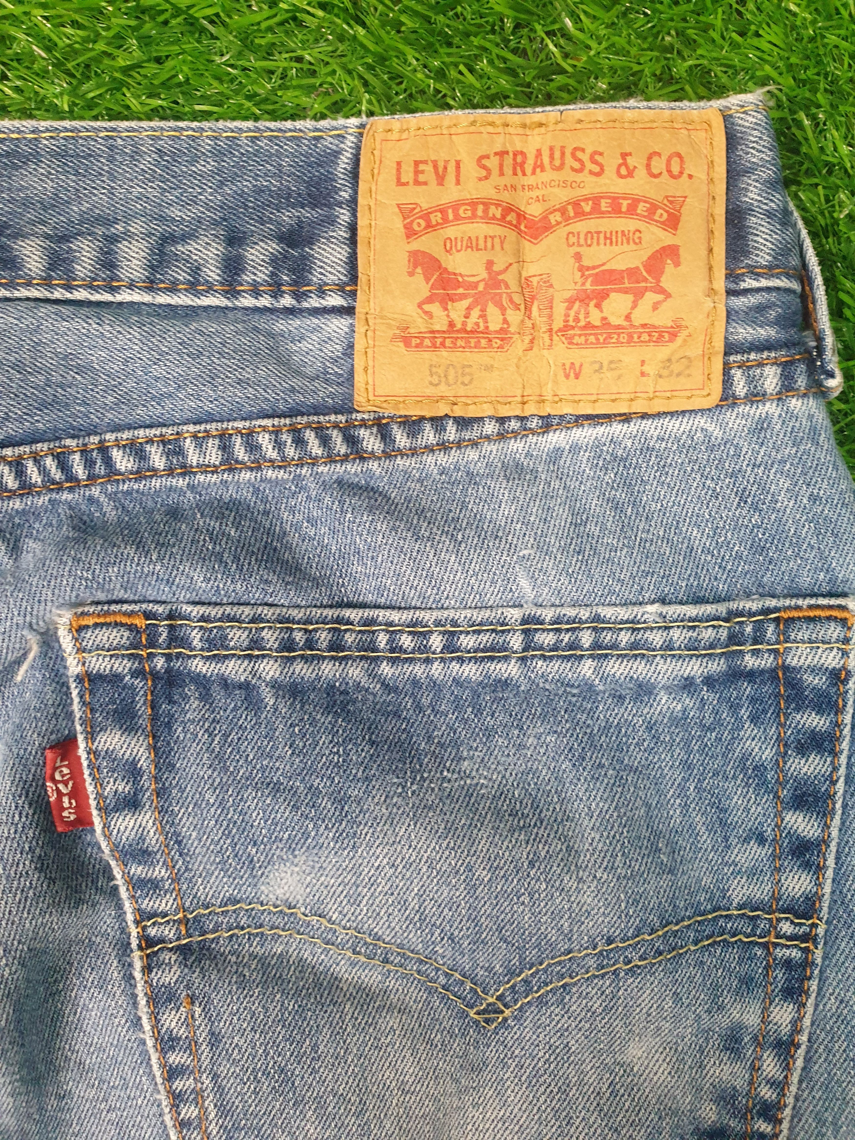 Levi's Vintage LEVIS 505 Light Wash Faded Size 34X30 Jeans L0169 Size US 34 / EU 50 - 8 Thumbnail