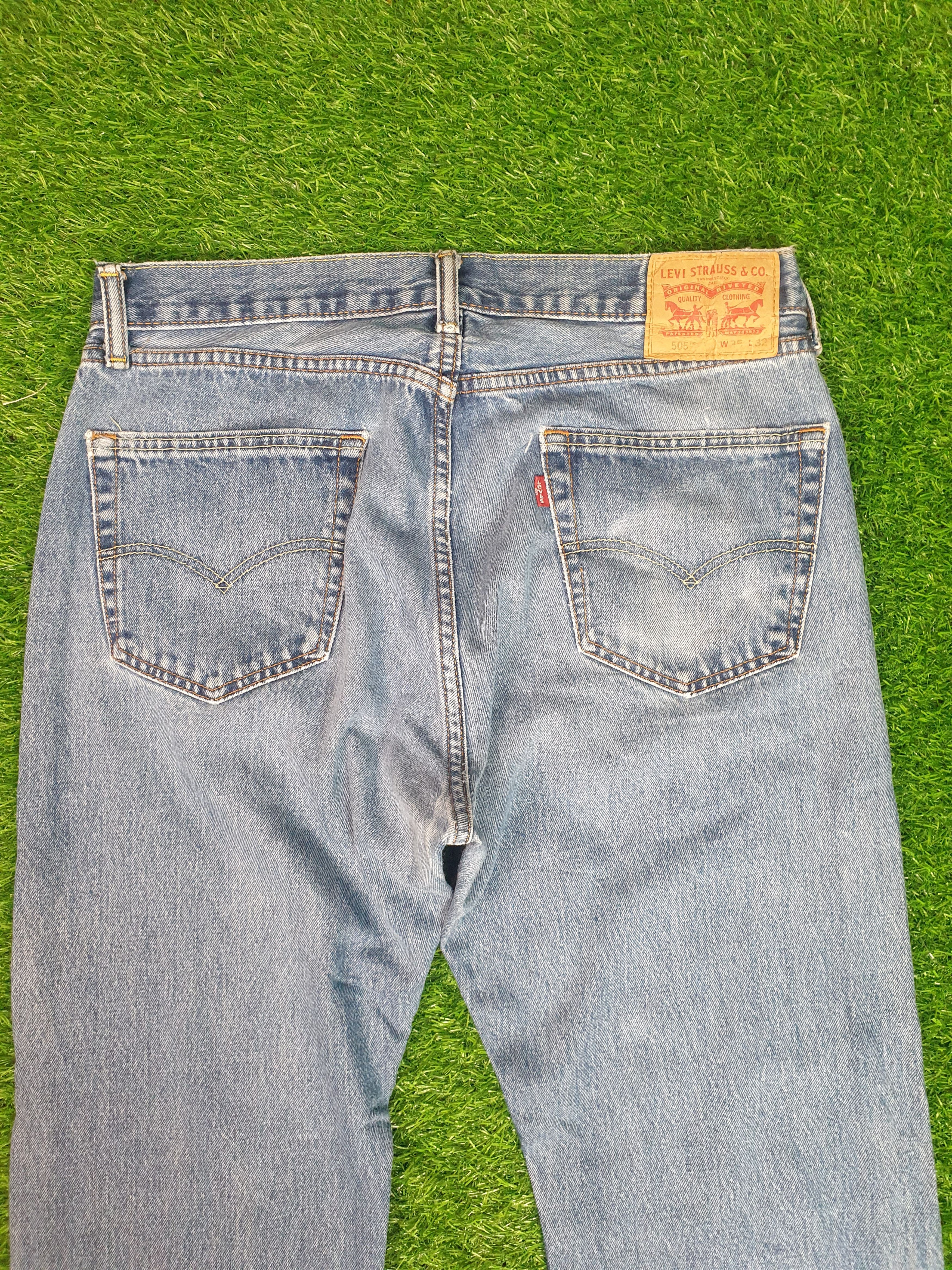 Levi's Vintage LEVIS 505 Light Wash Faded Size 34X30 Jeans L0169 Size US 34 / EU 50 - 5 Thumbnail