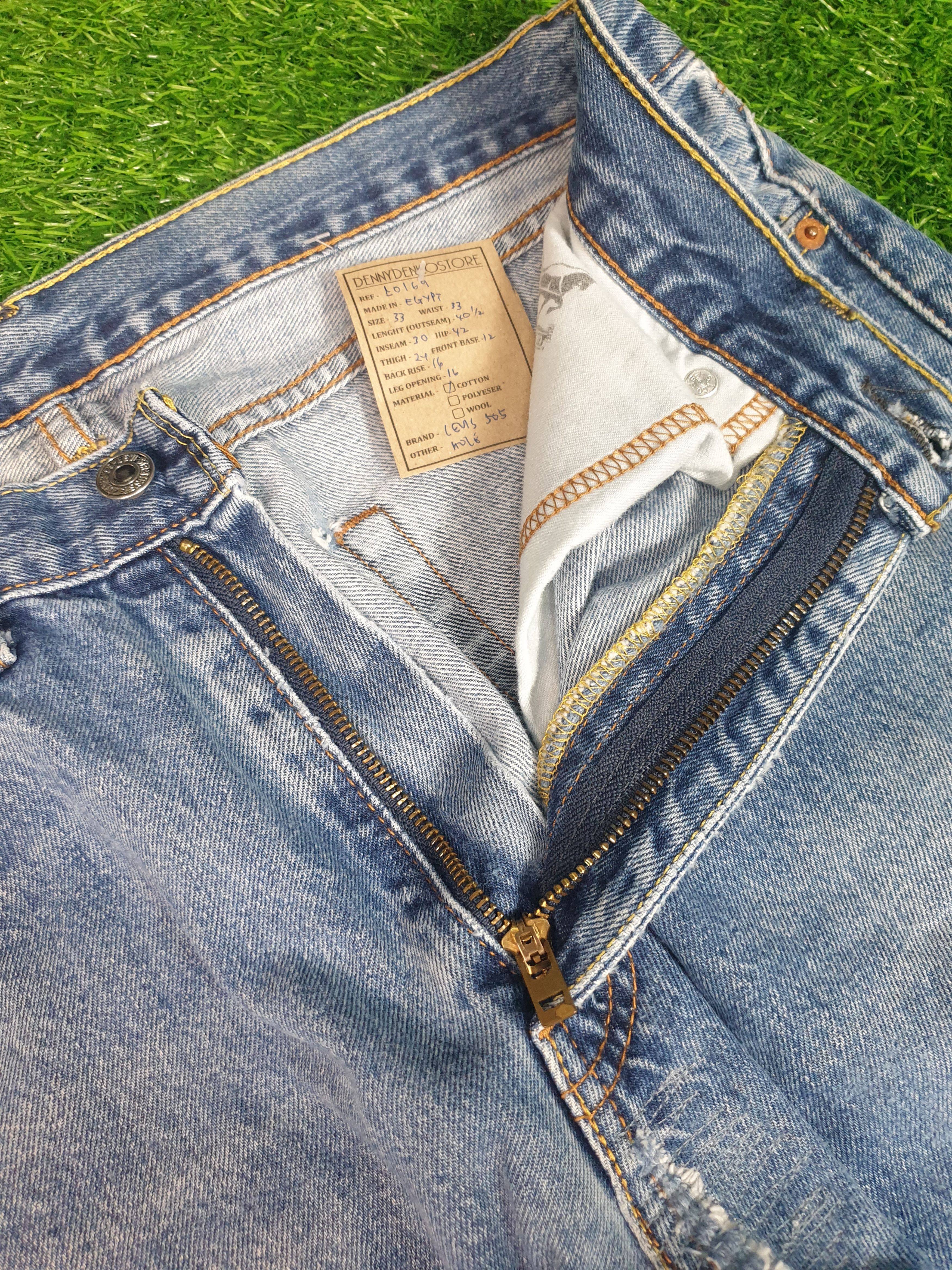 Levi's Vintage LEVIS 505 Light Wash Faded Size 34X30 Jeans L0169 Size US 34 / EU 50 - 9 Thumbnail