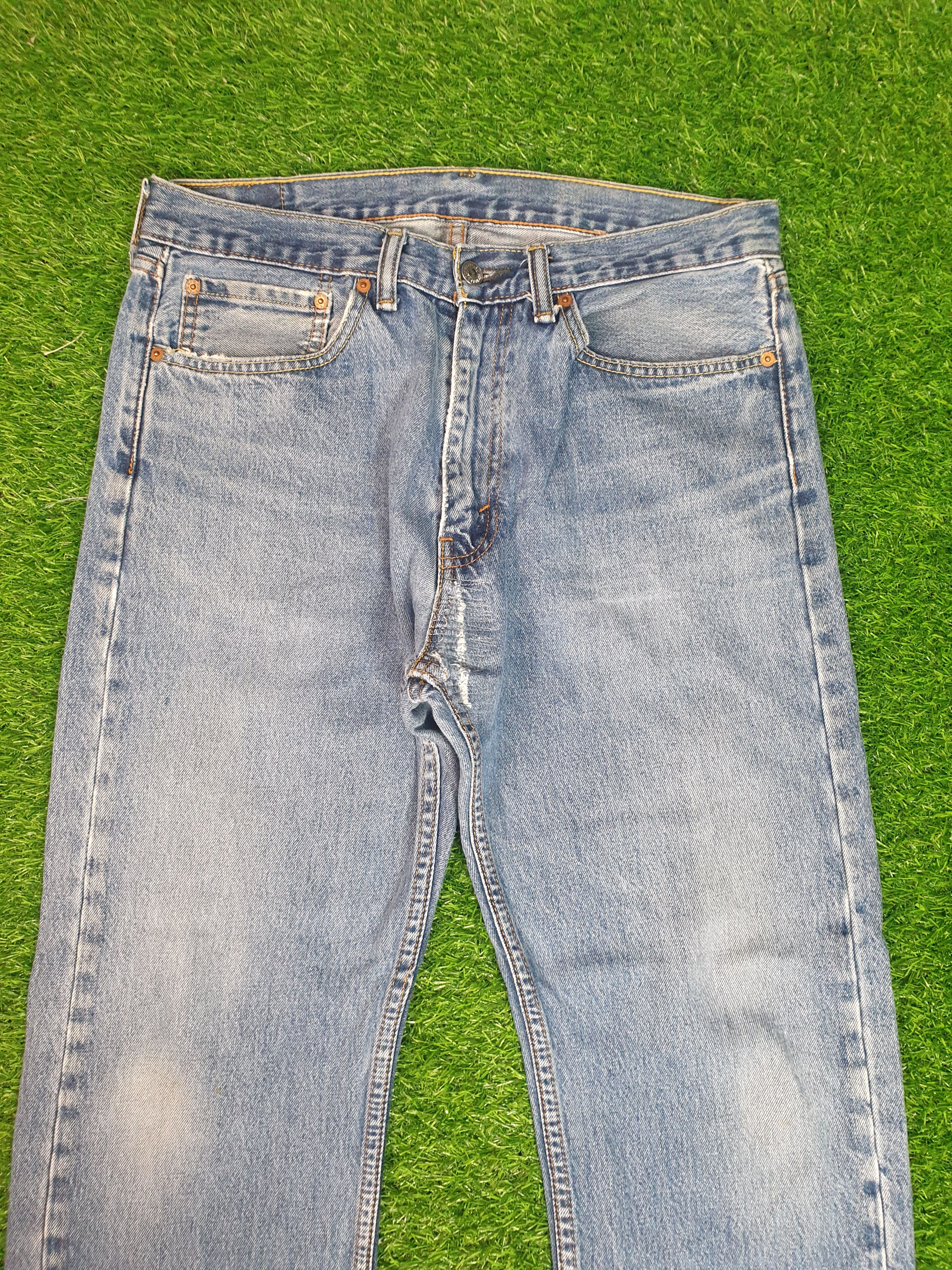 Levi's Vintage LEVIS 505 Light Wash Faded Size 34X30 Jeans L0169 Size US 34 / EU 50 - 4 Thumbnail