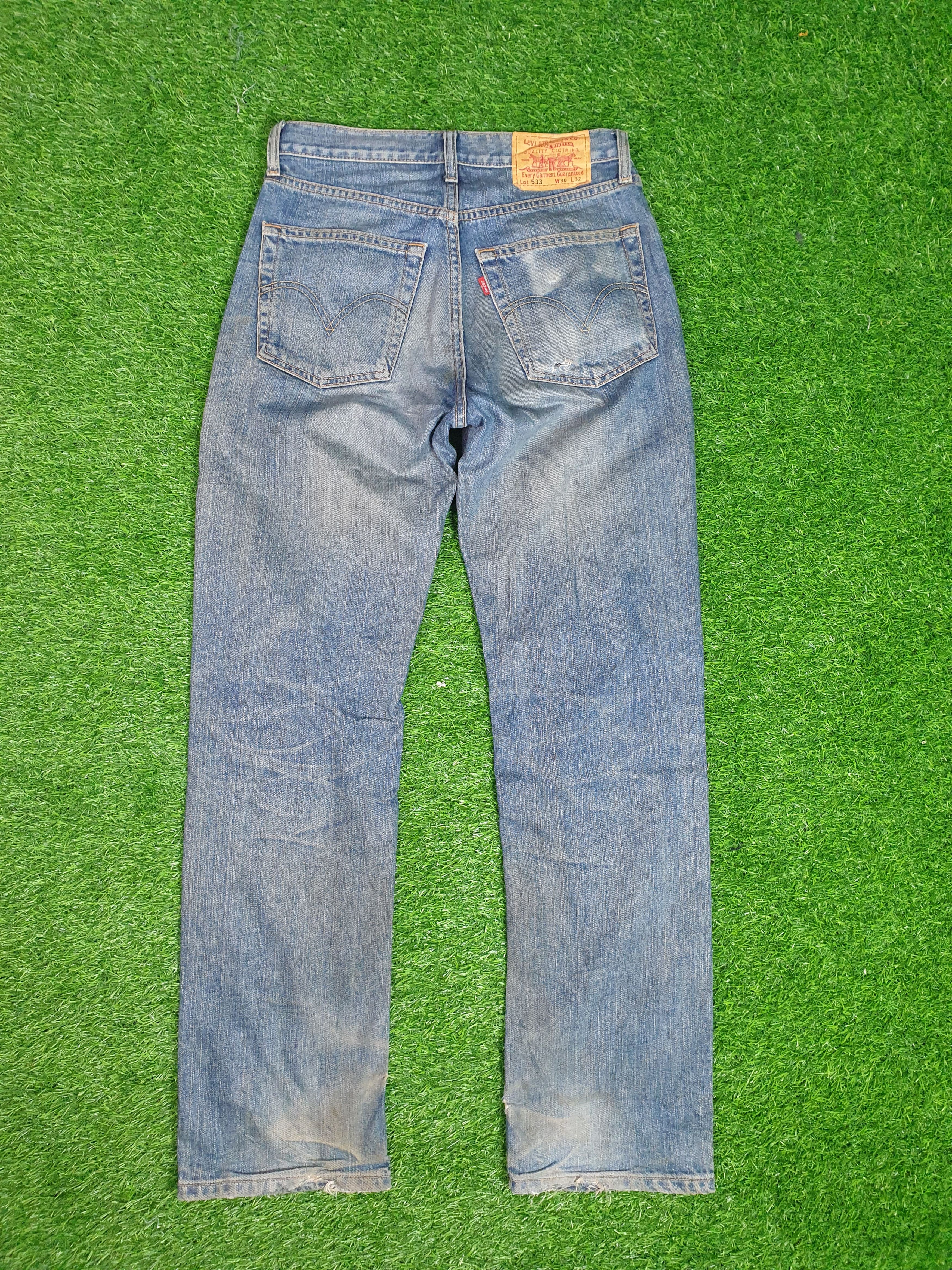 Levi's Vintage LEVIS 533 Sun Faded Distressed 30X32 Jeans L0101 Size US 30 / EU 46 - 2 Thumbnail