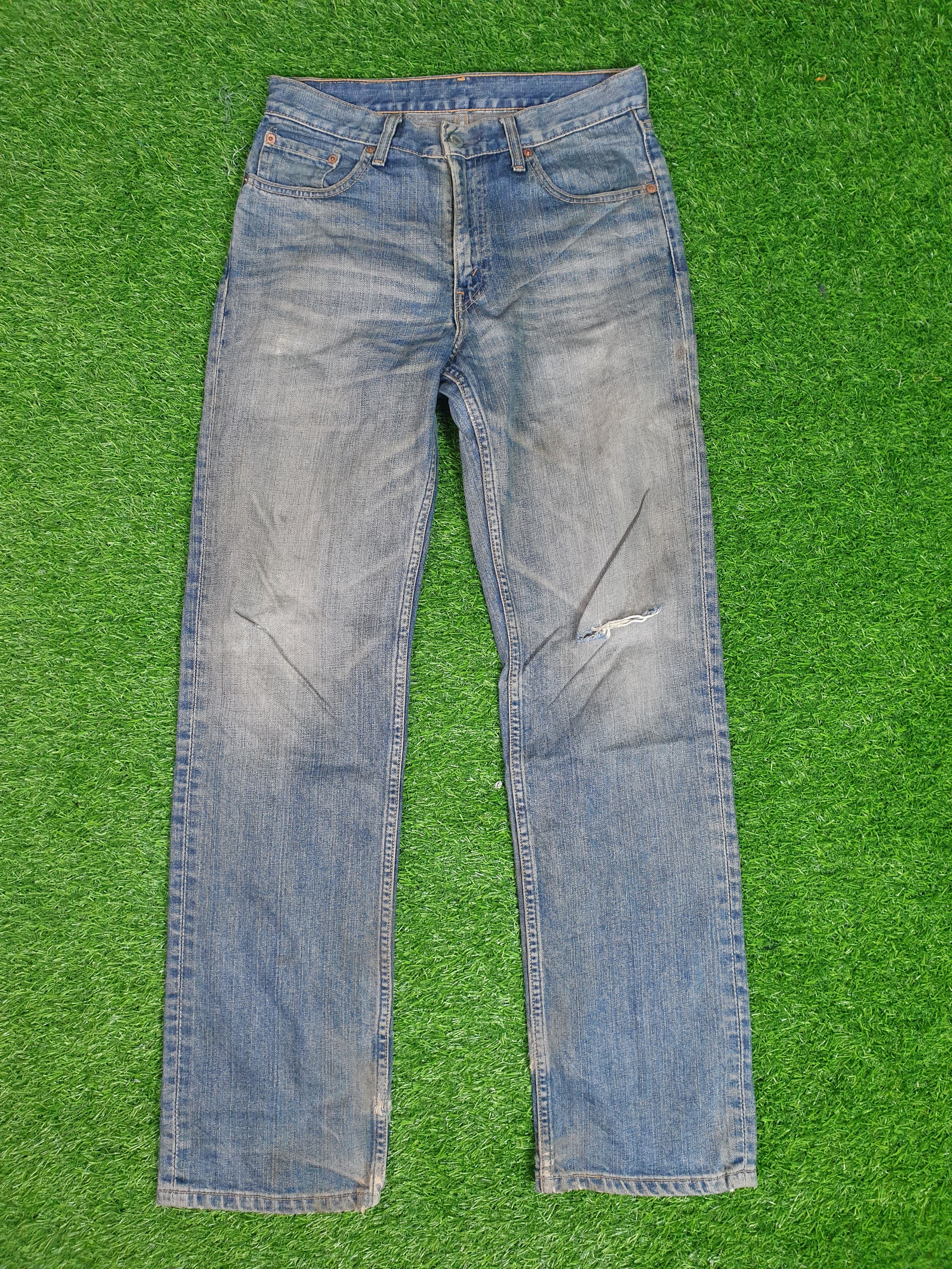 image of Distressed Denim x Levis Vintage Levis 533 Sun Faded Distressed 30X32 Jeans L0101 in Blue, Men's