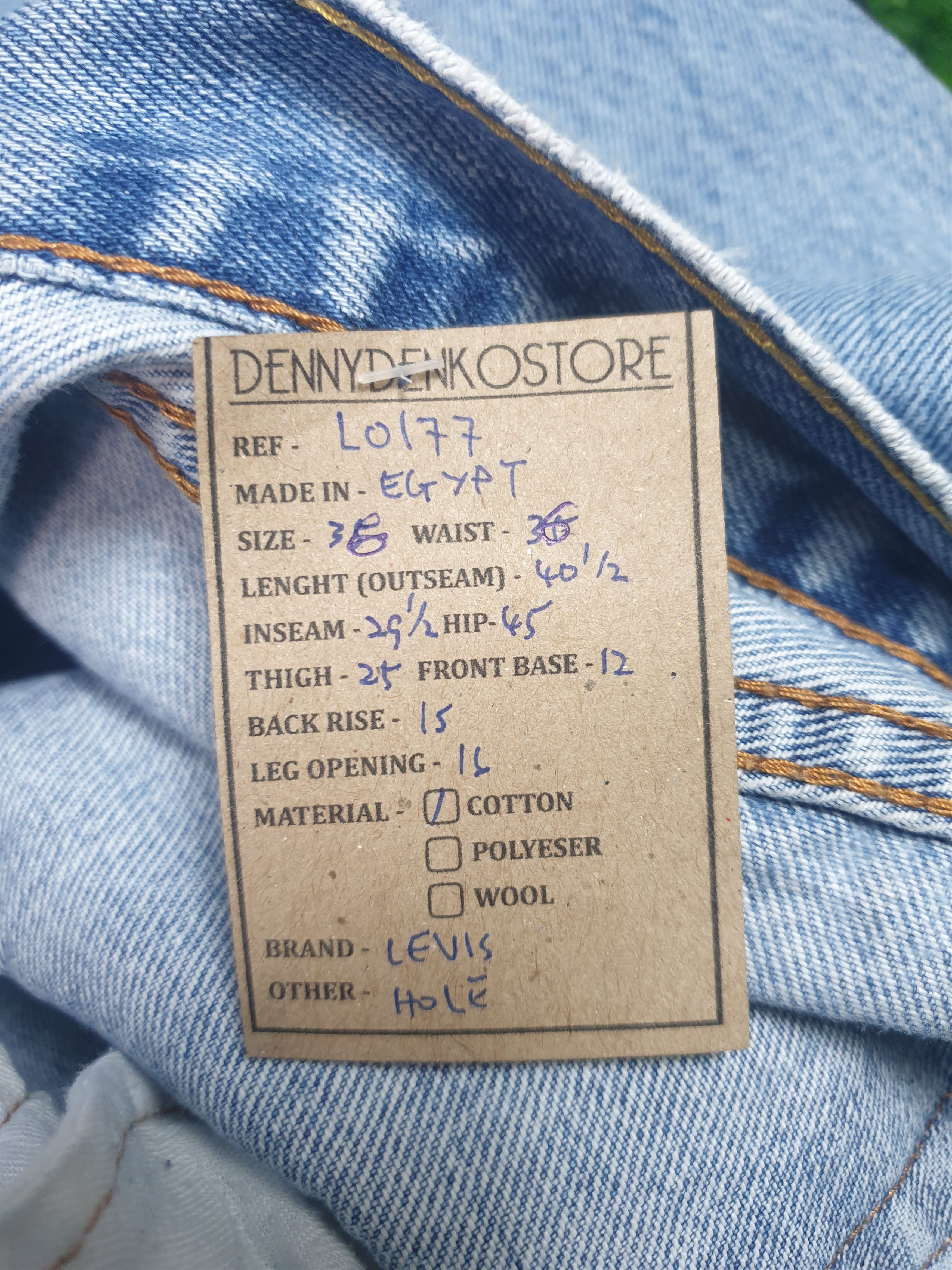 Levi's Vintage Clothing LEVIS 505 Light Wash Distressed Size 36X29.5 Jeans L0177 Size US 36 / EU 52 - 16 Thumbnail