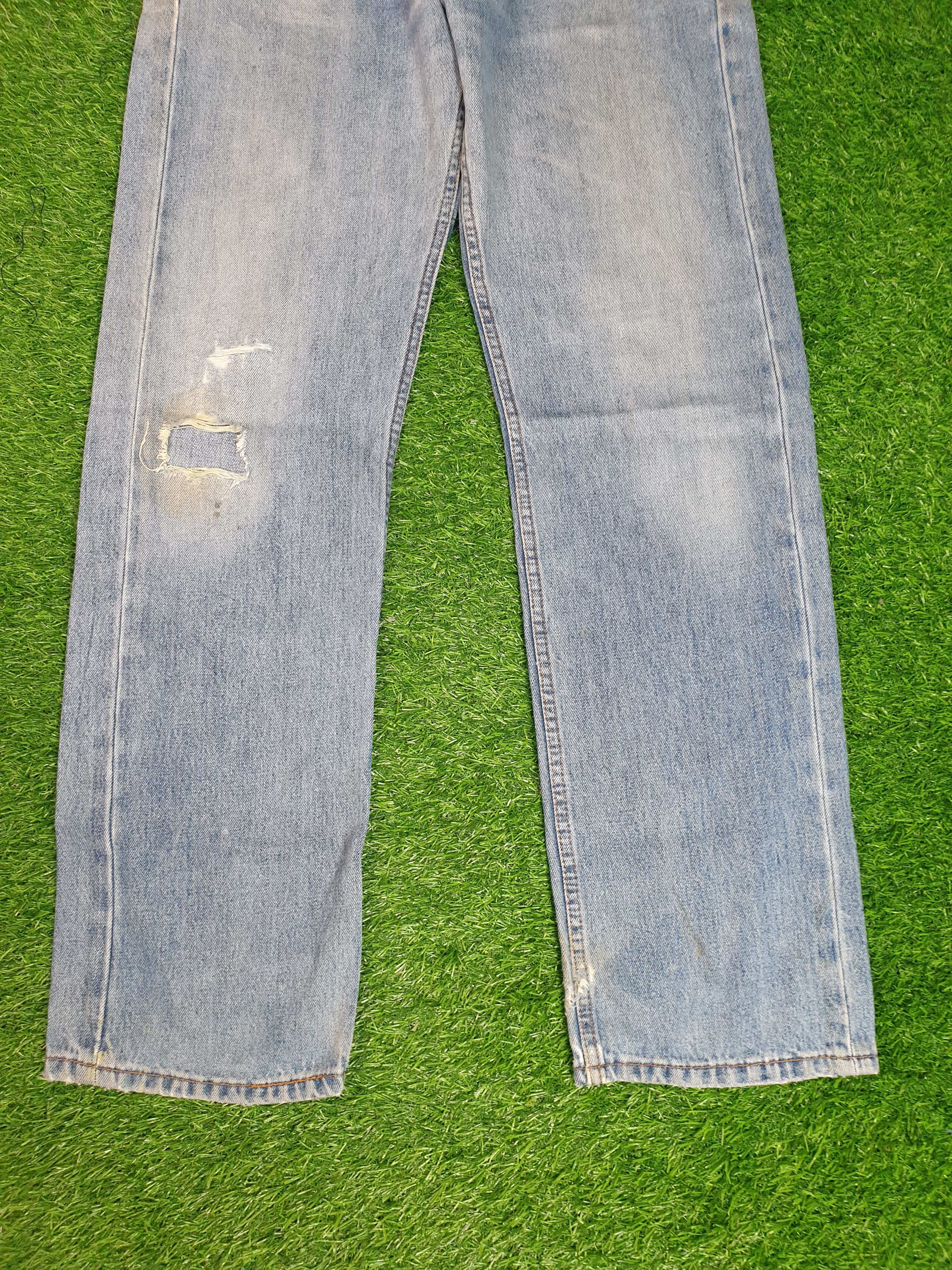 Levi's Vintage LEVIS 505 Faded Distressed Size 34X32.5 Jeans L0091 Size US 34 / EU 50 - 3 Thumbnail