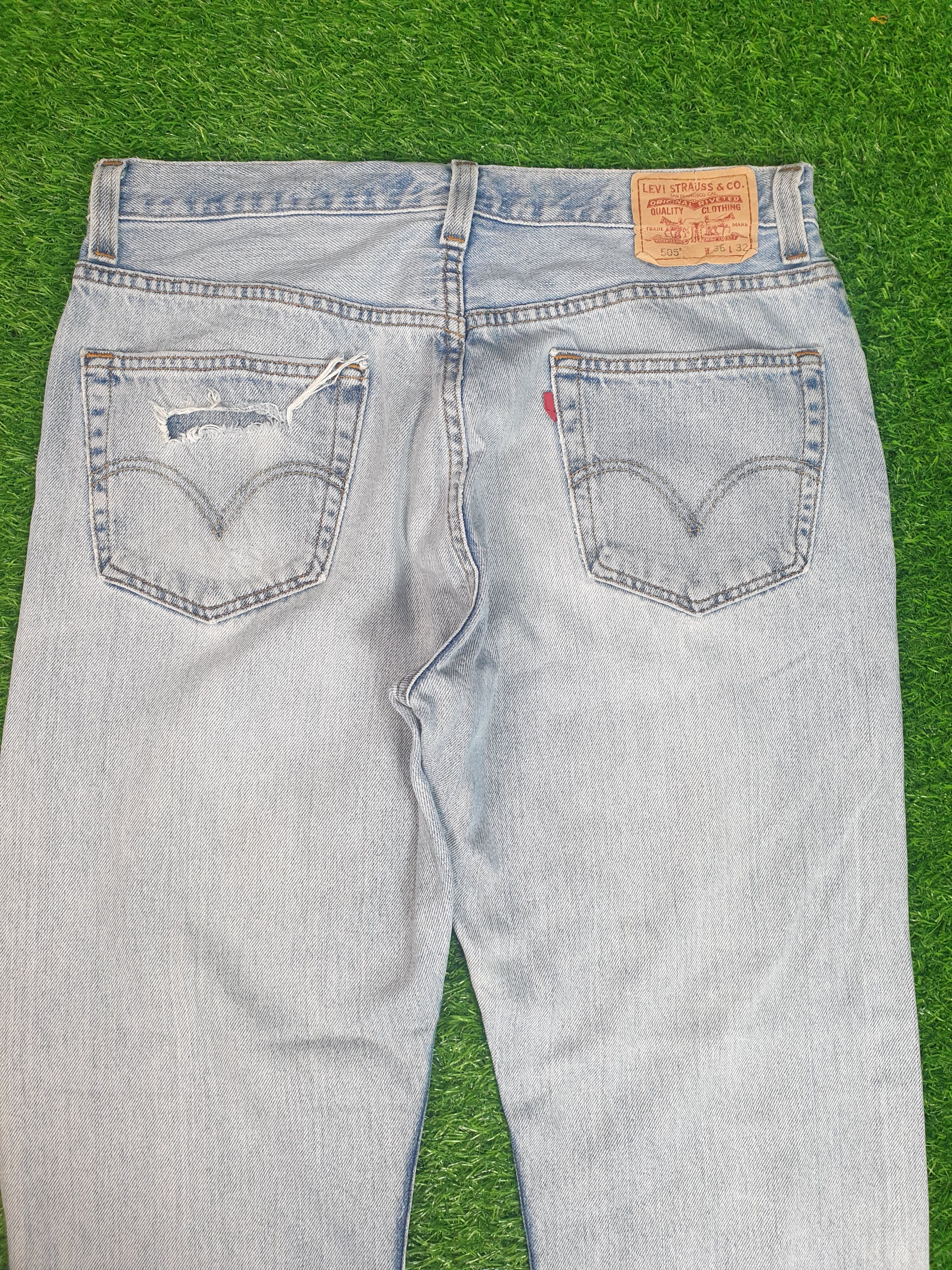 Levi's Vintage LEVIS 505 Sun Faded Rusty Size 36X31 Jeans L0176 Size US 36 / EU 52 - 5 Thumbnail