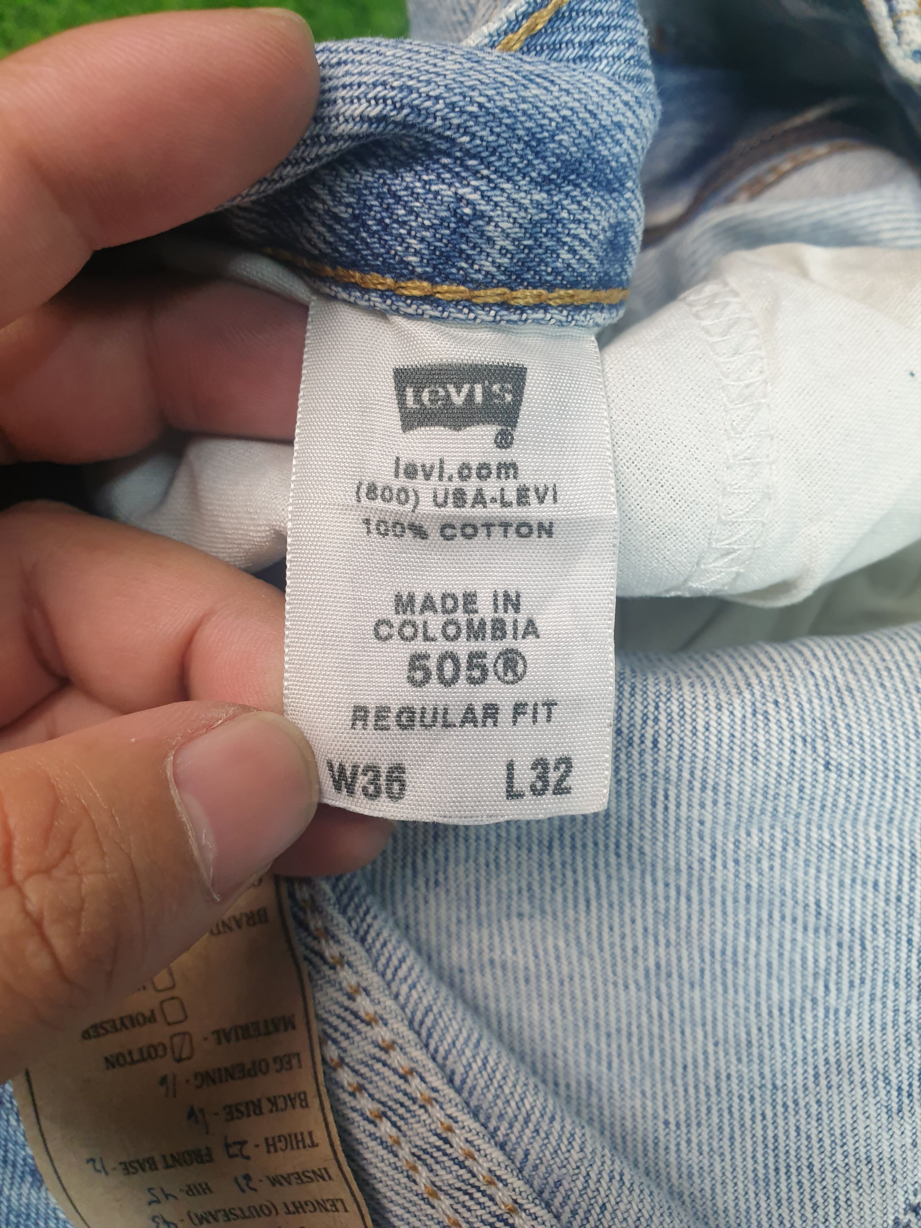 Levi's Vintage LEVIS 505 Sun Faded Rusty Size 36X31 Jeans L0176 Size US 36 / EU 52 - 12 Thumbnail