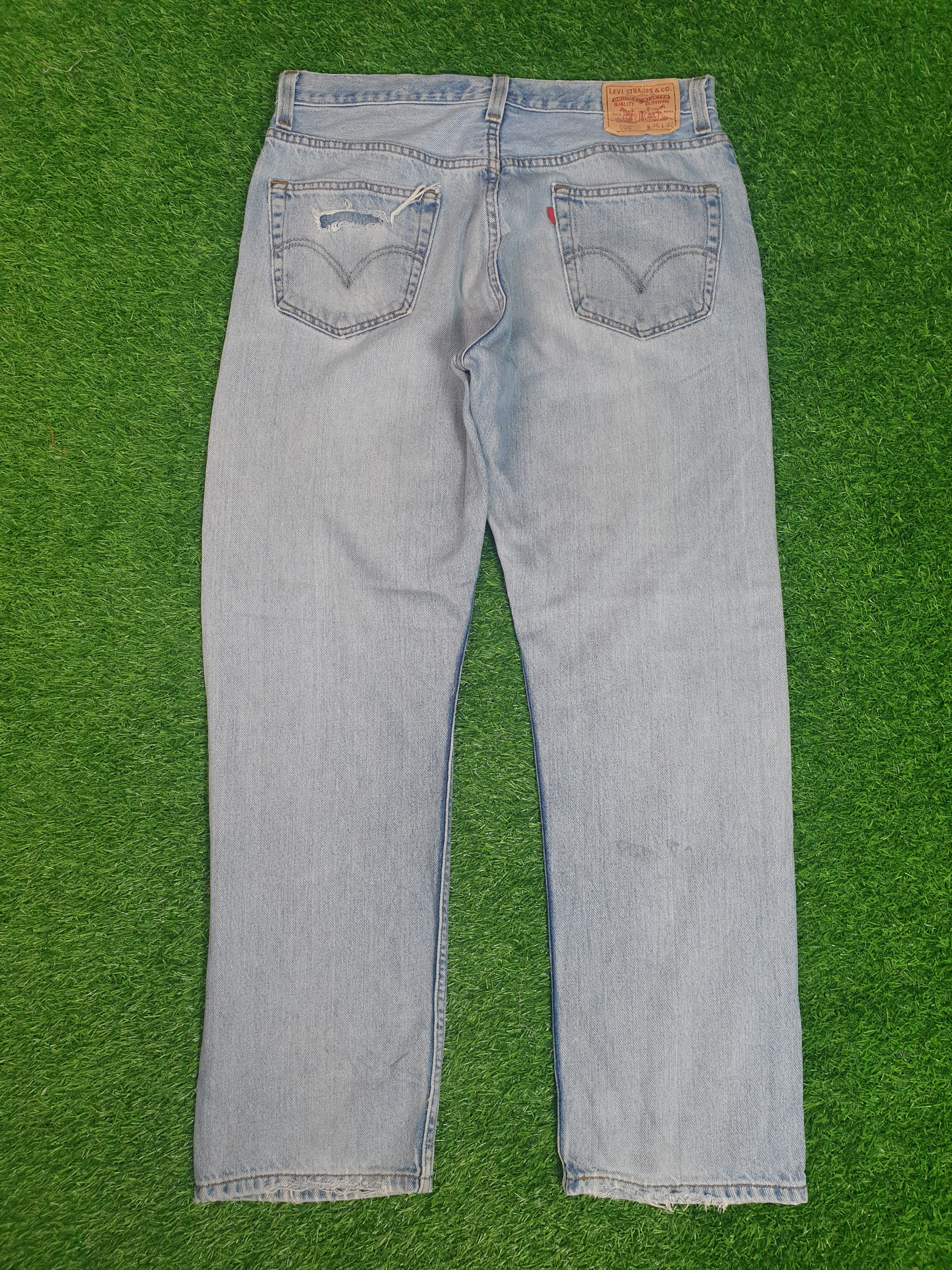 Levi's Vintage LEVIS 505 Sun Faded Rusty Size 36X31 Jeans L0176 Size US 36 / EU 52 - 2 Thumbnail