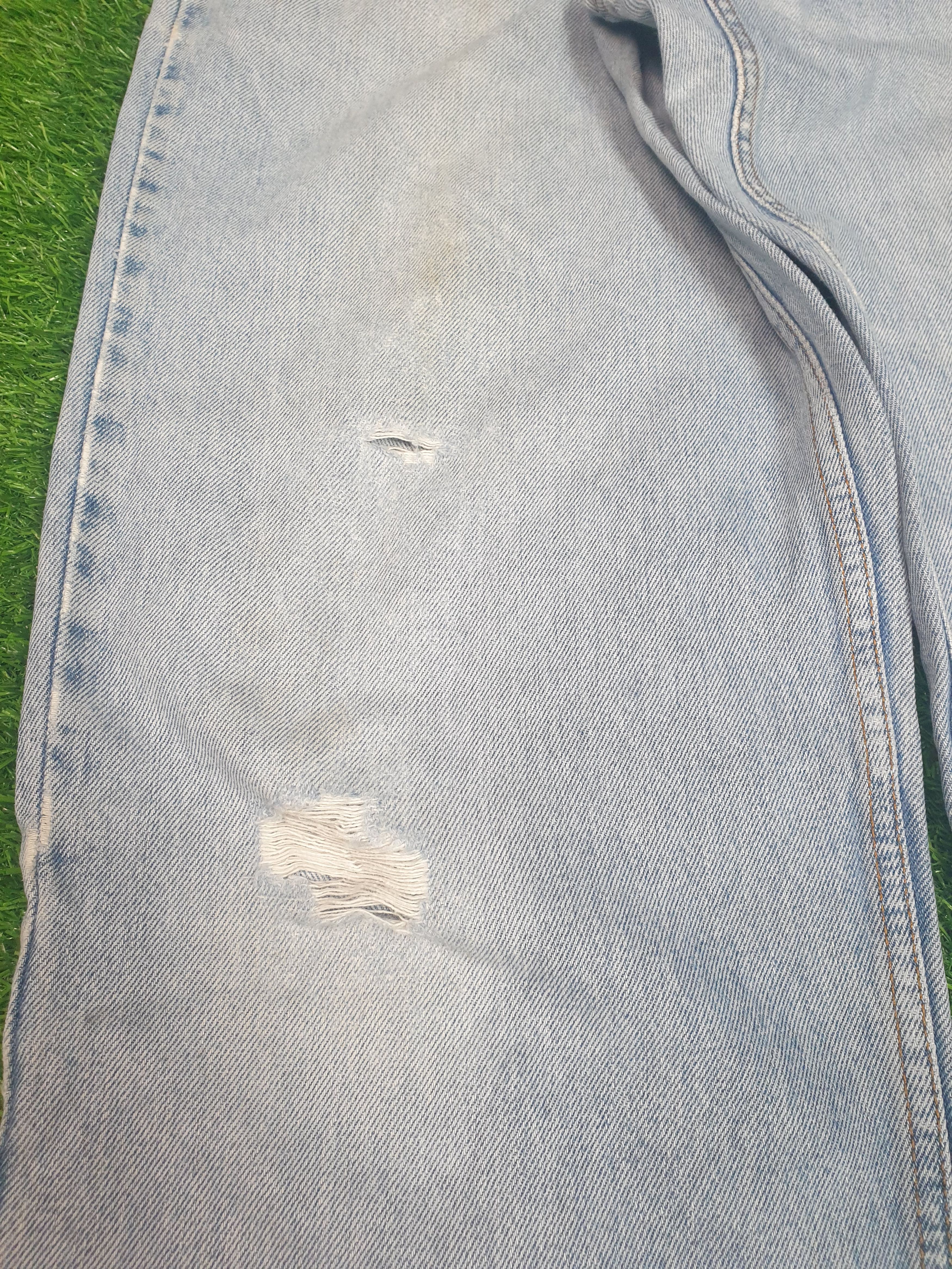 Levi's Vintage 90's LEVIS 550 Sun Faded Distressed 35X32 L0092 Size US 35 - 3 Thumbnail