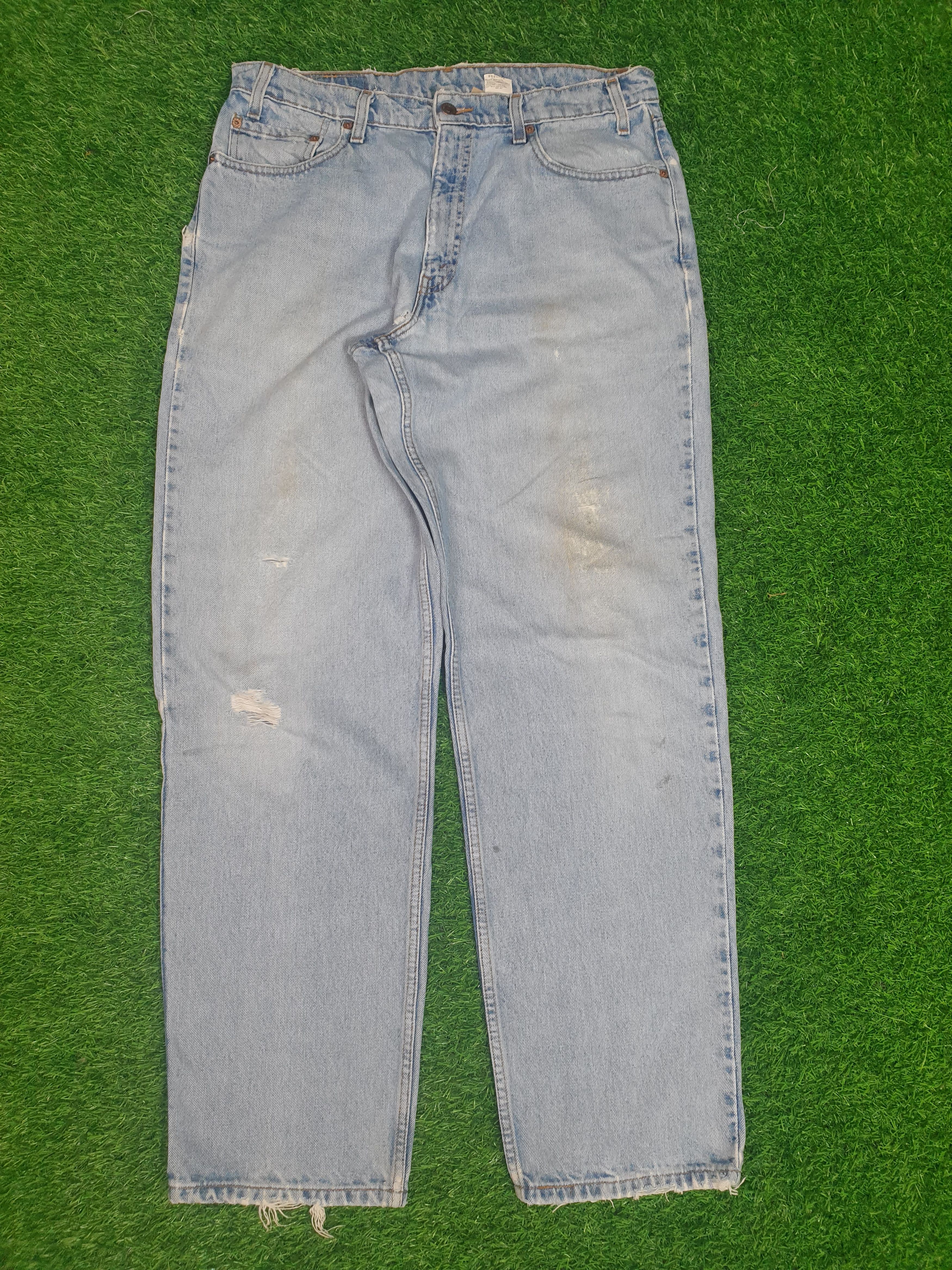 Levi's Vintage 90's LEVIS 550 Sun Faded Distressed 35X32 L0092 Size US 35 - 1 Thumbnail