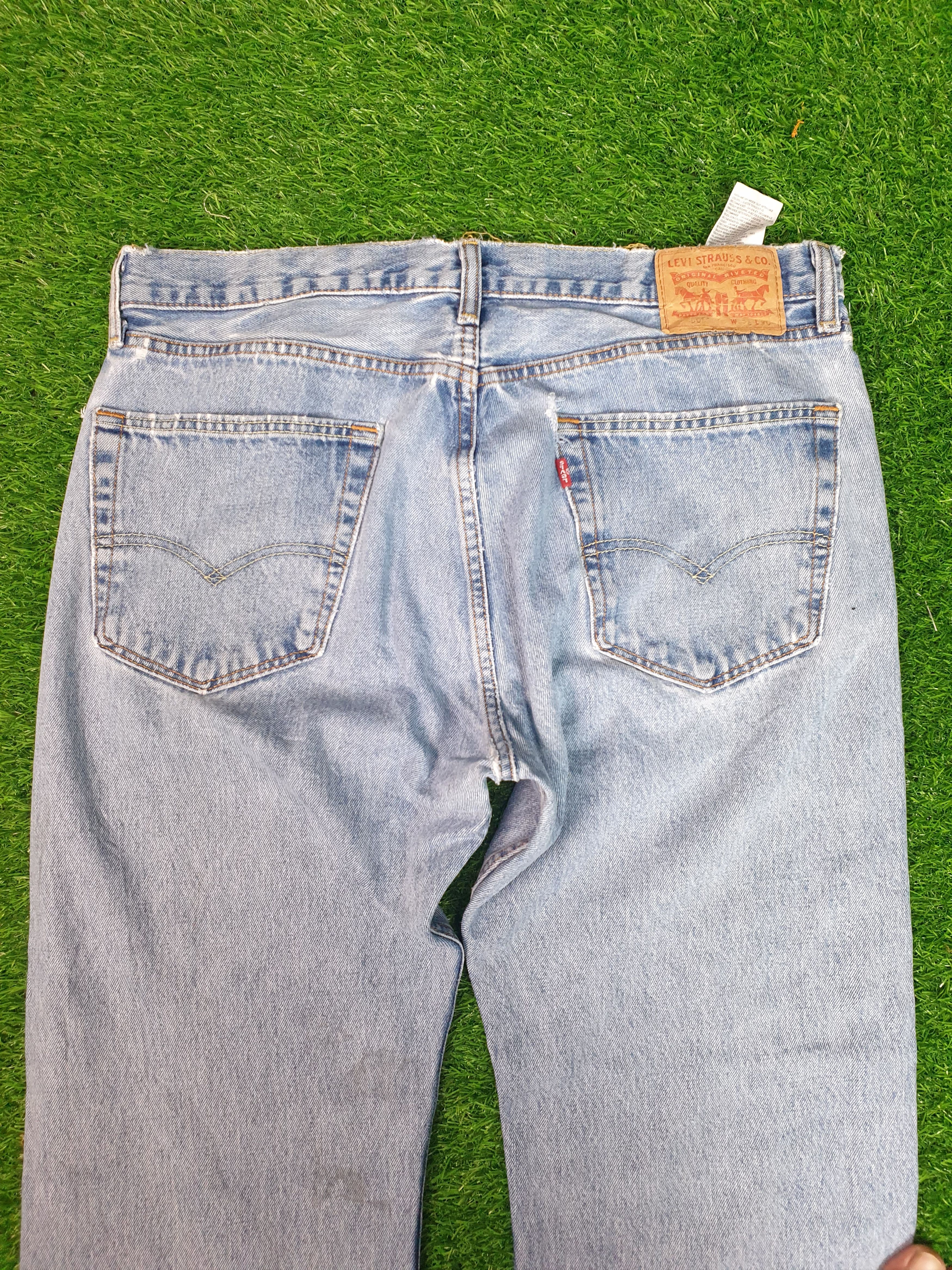 Levi's Vintage Clothing Vintage LEVIS 505 Sun Faded Distressed 36X29.5 Jeans L0088 Size US 36 / EU 52 - 4 Thumbnail