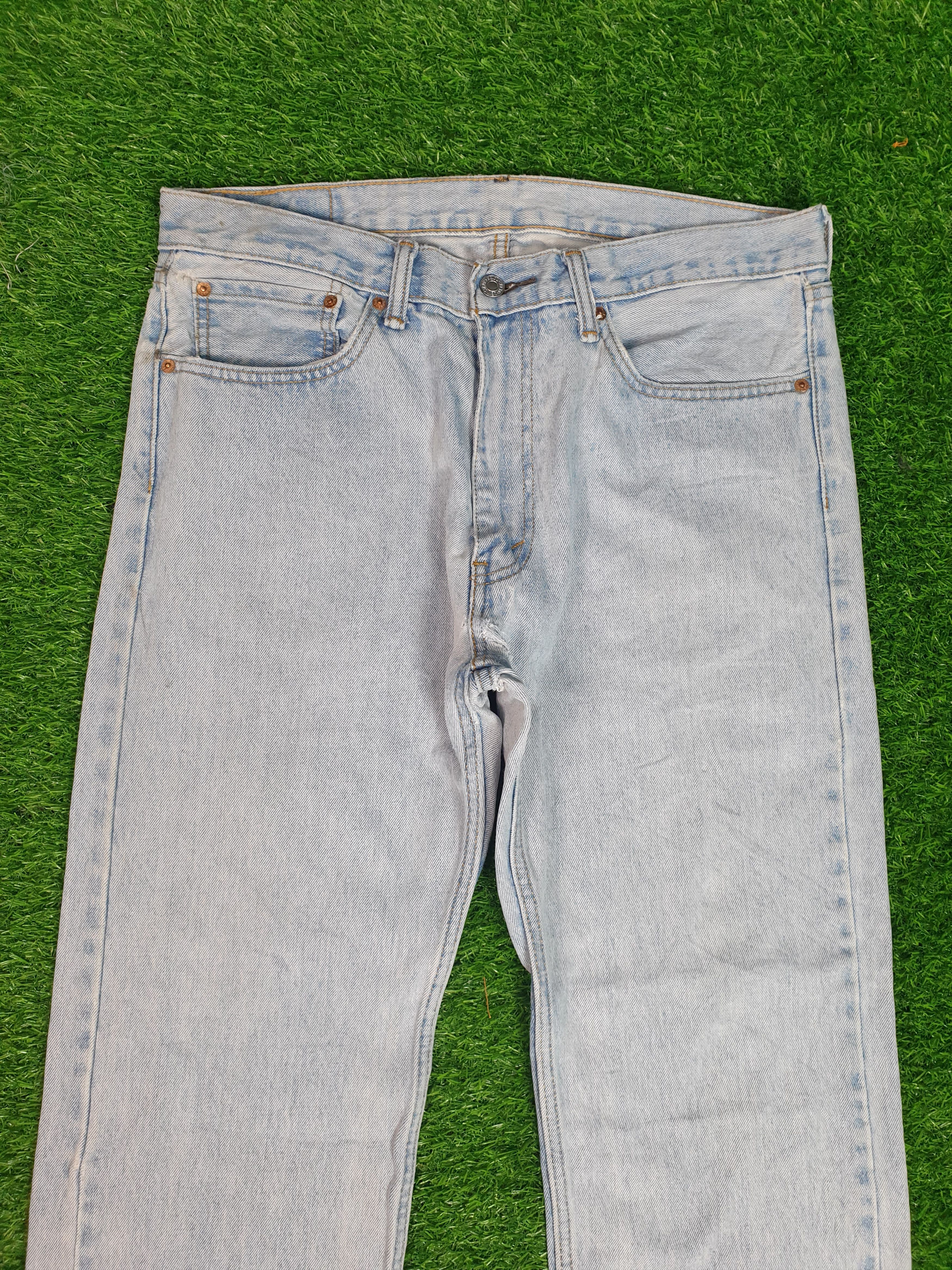 Levi's Vintage Clothing Vintage LEVIS 505 Faded Distressed Size 35X29.5 Jeans L0086 Size US 35 - 5 Thumbnail