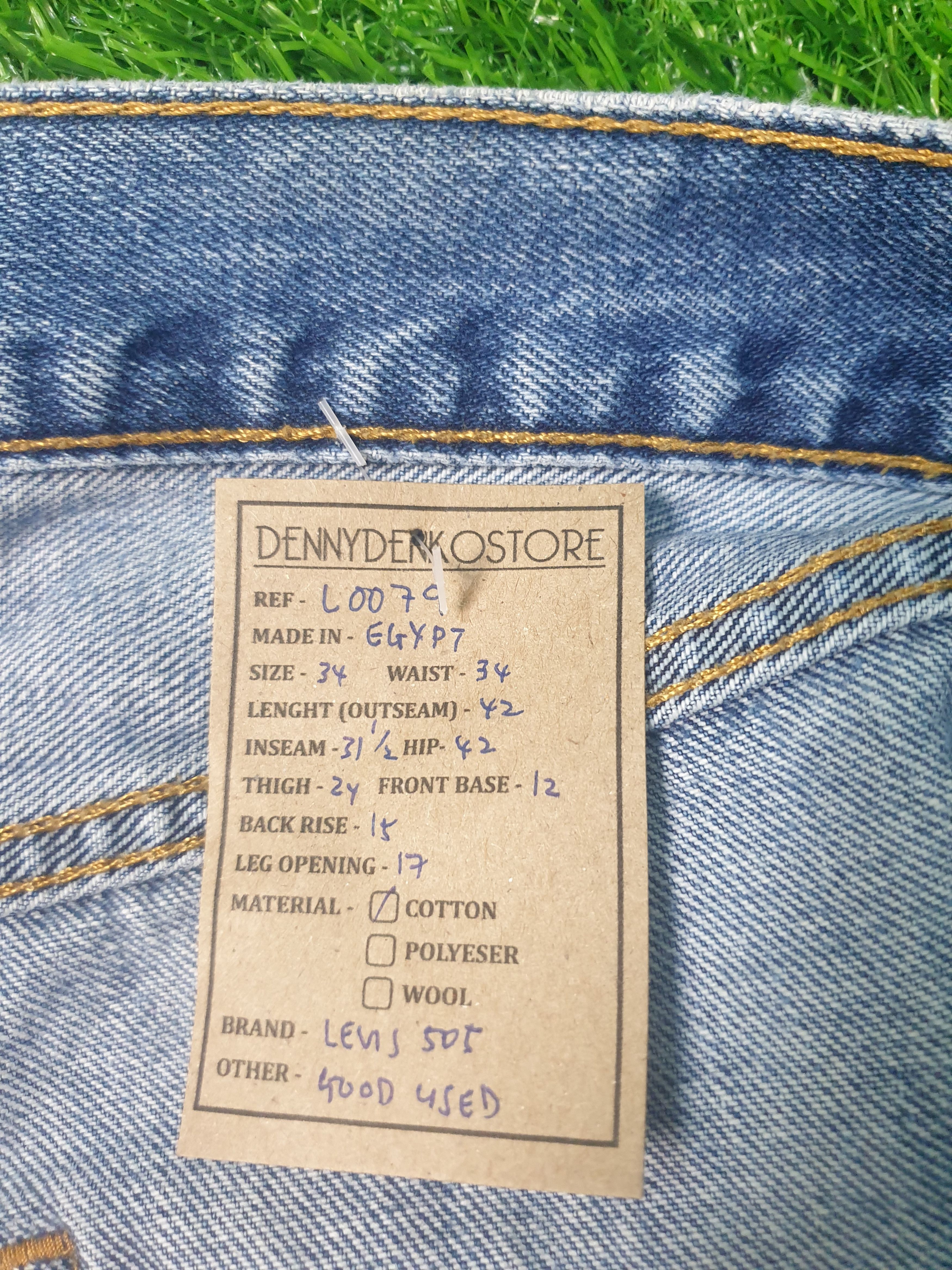 Levi's Vintage LEVIS 505 Faded Distressed Size 34X31.5 Jeans L0079 Size US 34 / EU 50 - 12 Thumbnail