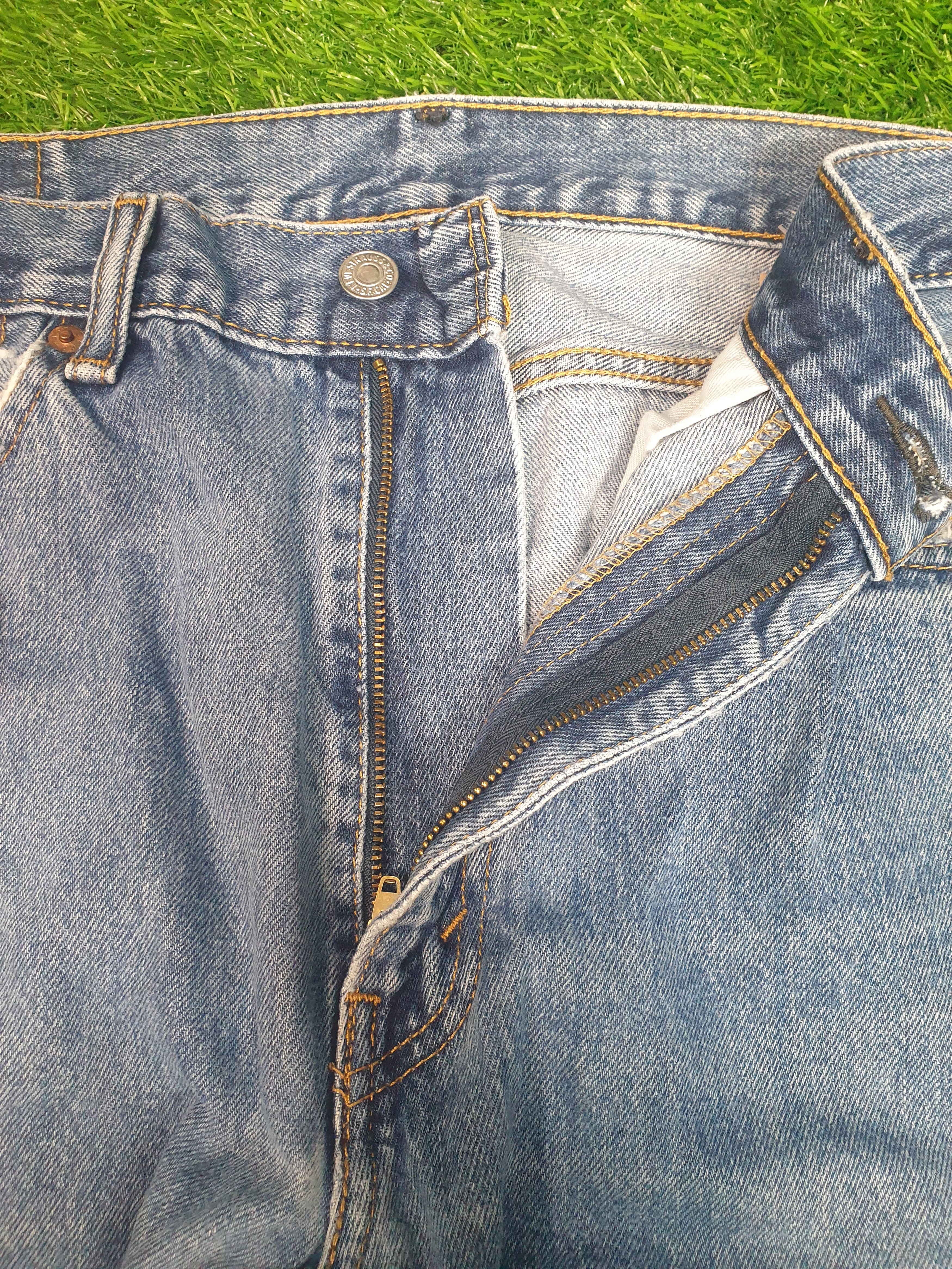 Levi's Vintage LEVIS 505 Faded Distressed Size 34X31.5 Jeans L0079 Size US 34 / EU 50 - 6 Thumbnail
