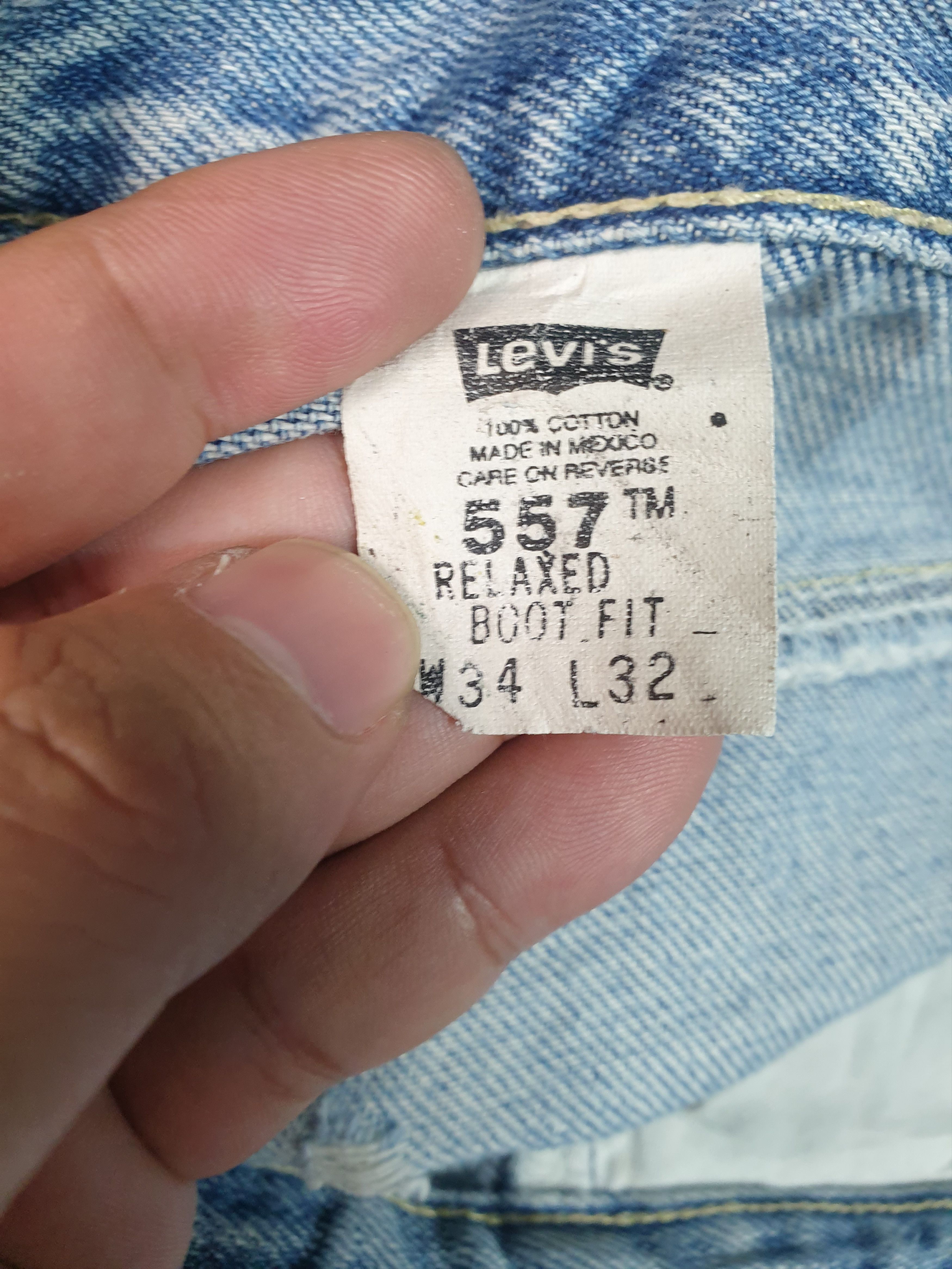 Levi's Vintage Clothing Vintage LEVIS 557 Flare Faded Bootcut 34X32 Jeans L0099 Size US 34 / EU 50 - 13 Thumbnail
