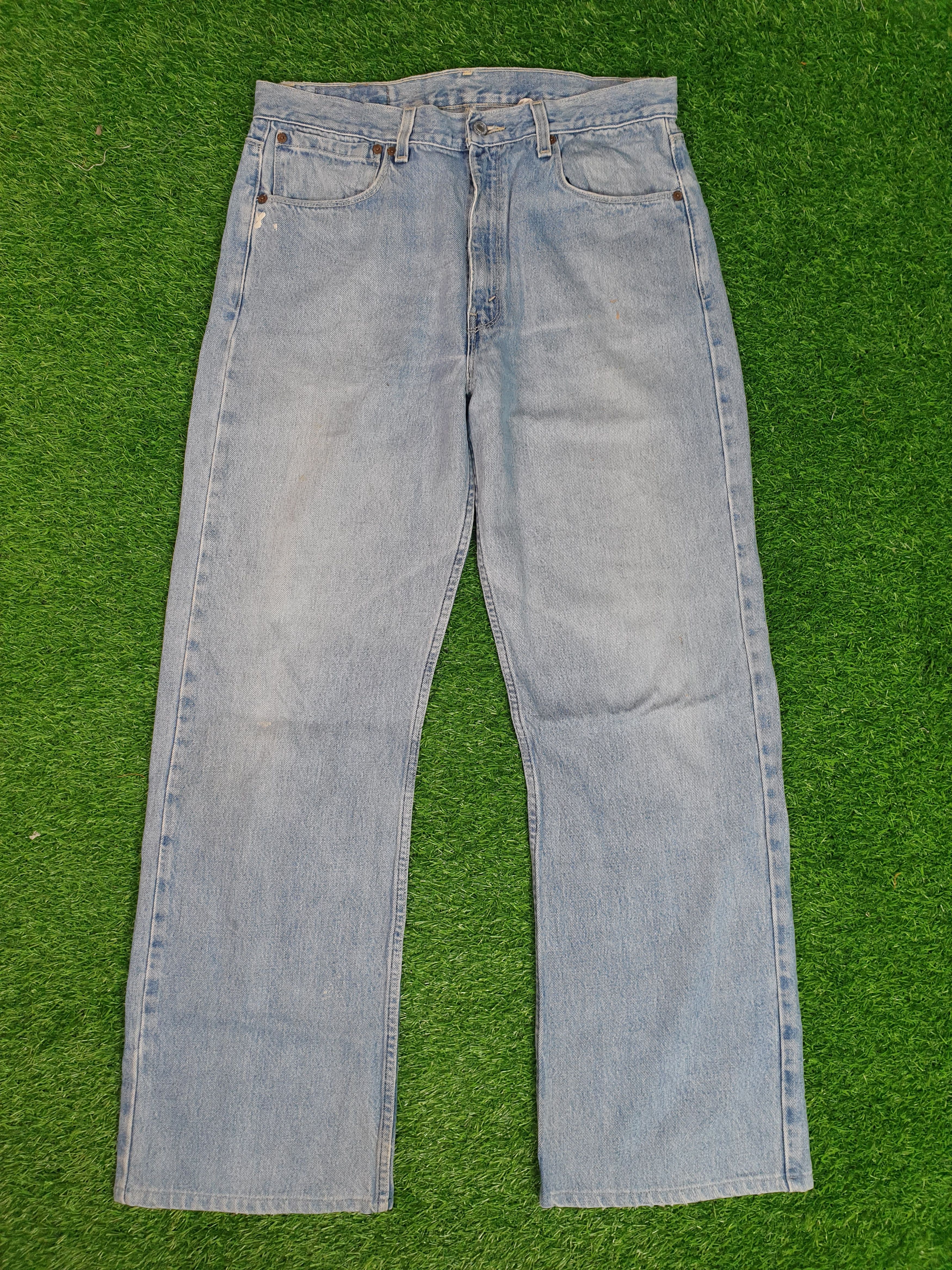 Levi's Vintage Clothing Vintage LEVIS 557 Flare Faded Bootcut 34X32 Jeans L0099 Size US 34 / EU 50 - 1 Thumbnail