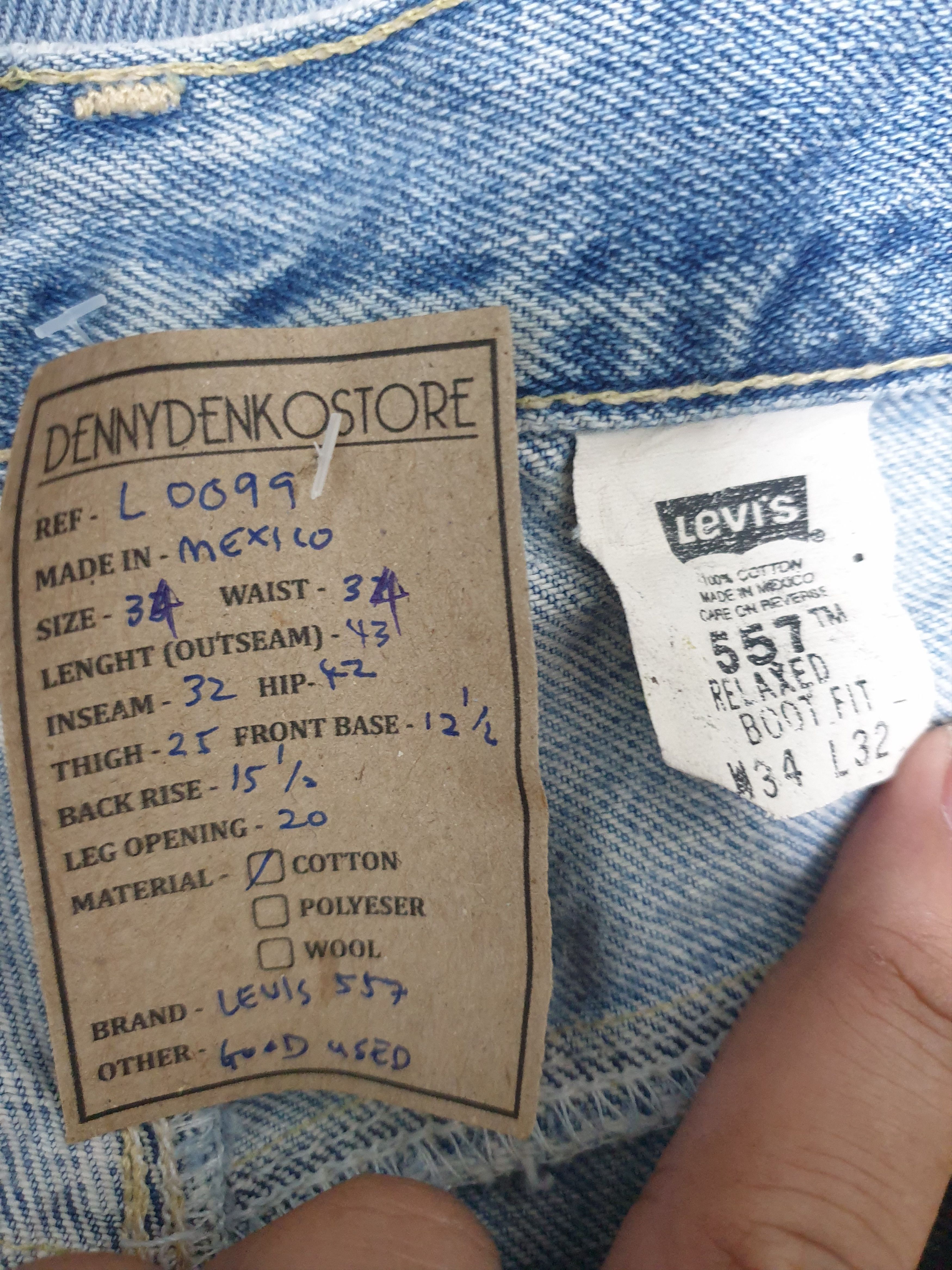 Levi's Vintage Clothing Vintage LEVIS 557 Flare Faded Bootcut 34X32 Jeans L0099 Size US 34 / EU 50 - 15 Thumbnail