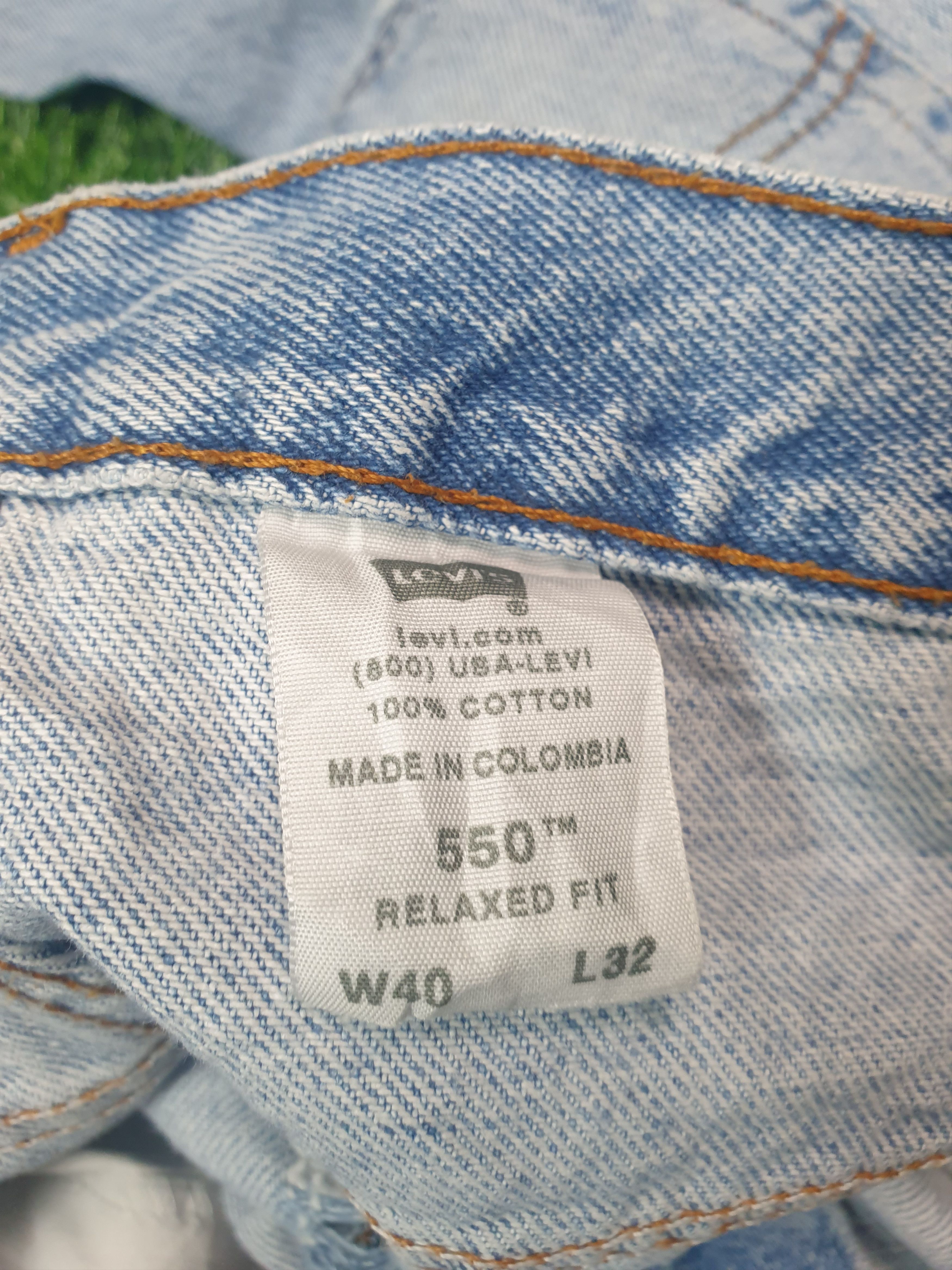 Levi's Vintage Clothing Vintage LEVIS 550 Faded Distressed Size 39X33 Jeans L0082 Size US 39 - 13 Thumbnail