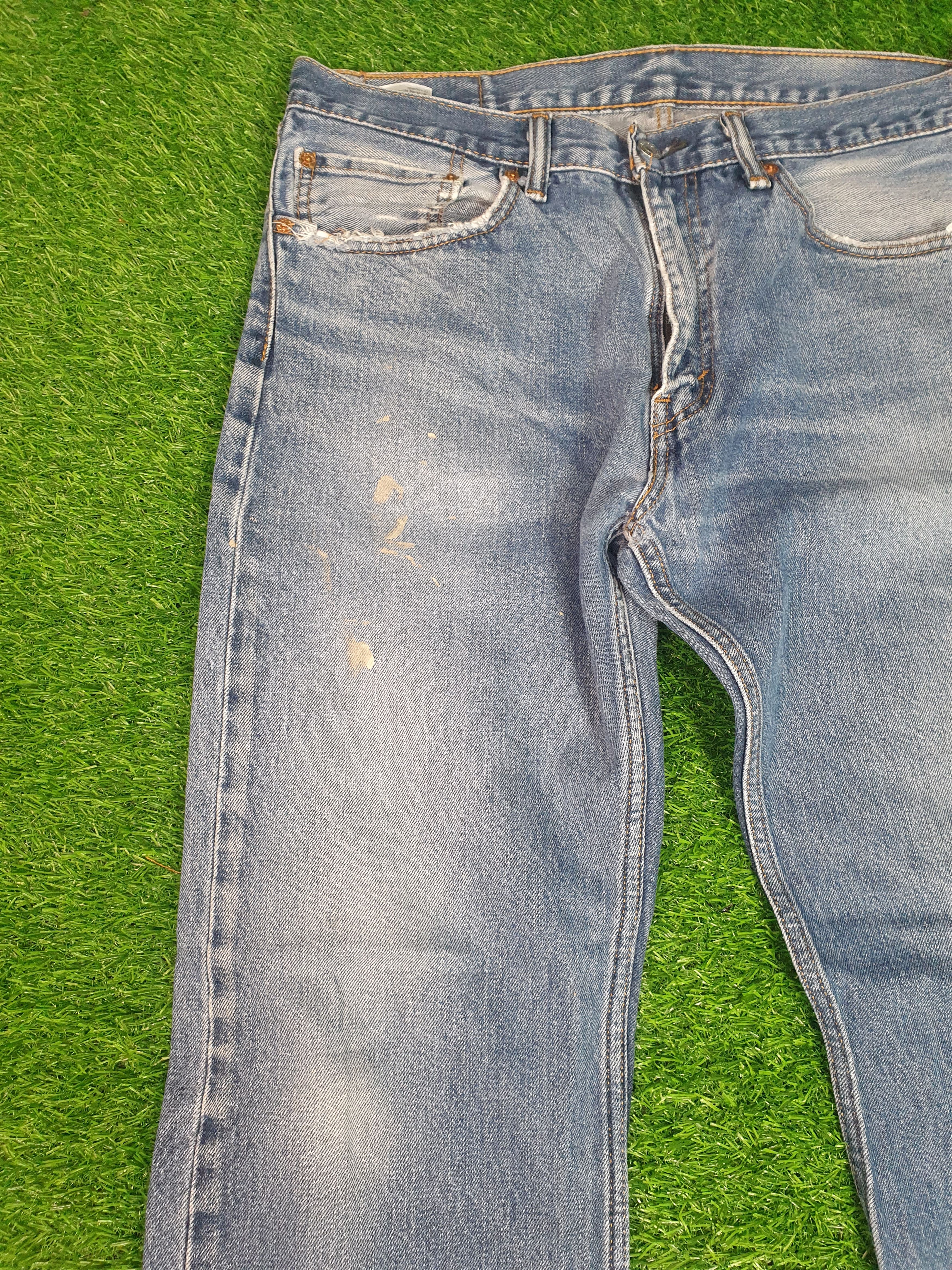 Levi's Vintage LEVIS 505 Sun Faded Distressed 34X31 Jeans L0108 Size US 34 / EU 50 - 3 Thumbnail