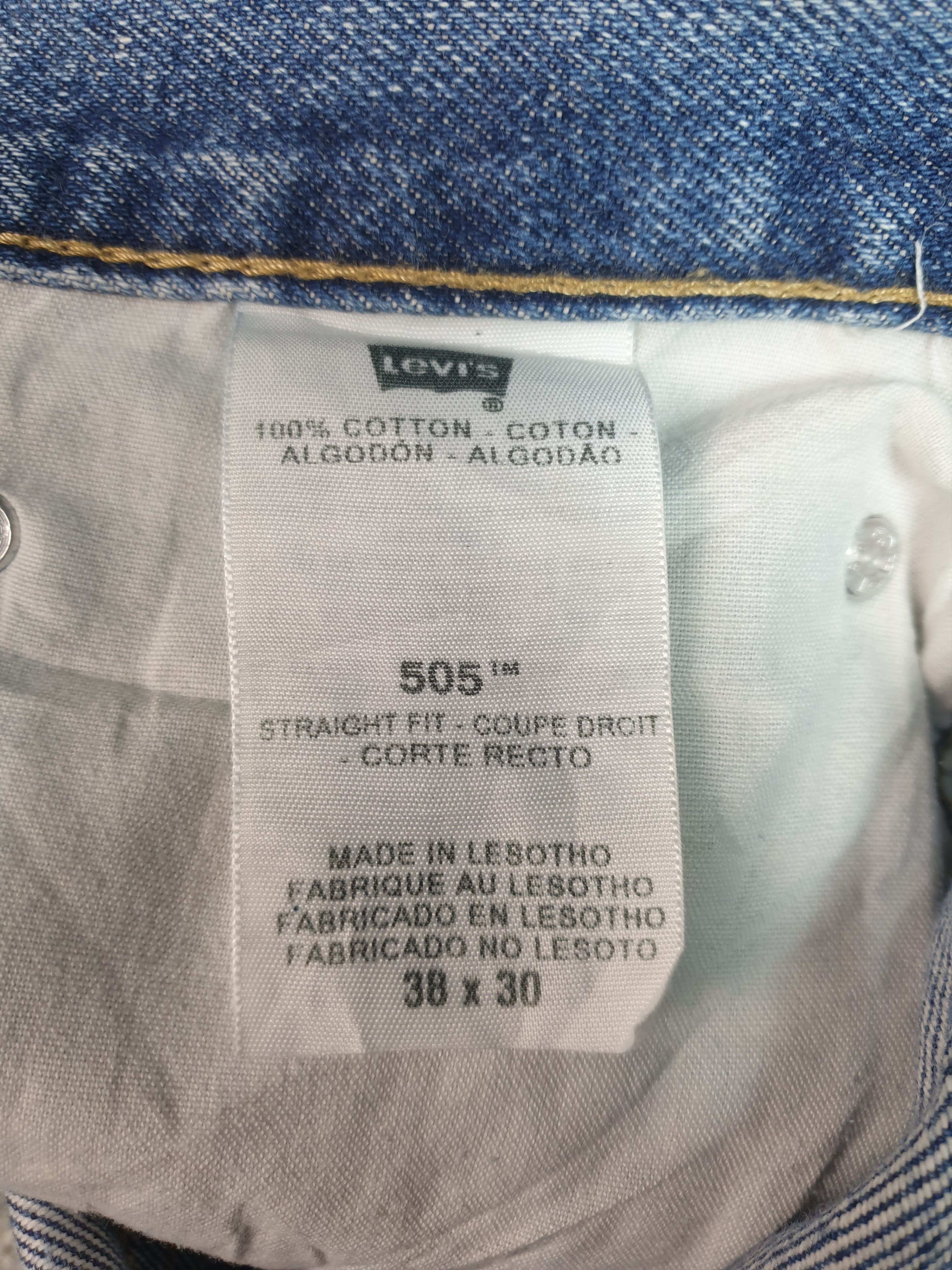 Levi's Vintage Clothing Vintage LEVIS 505 Faded Distressed Size 38X30 Jeans L0113 Size US 38 / EU 54 - 13 Thumbnail