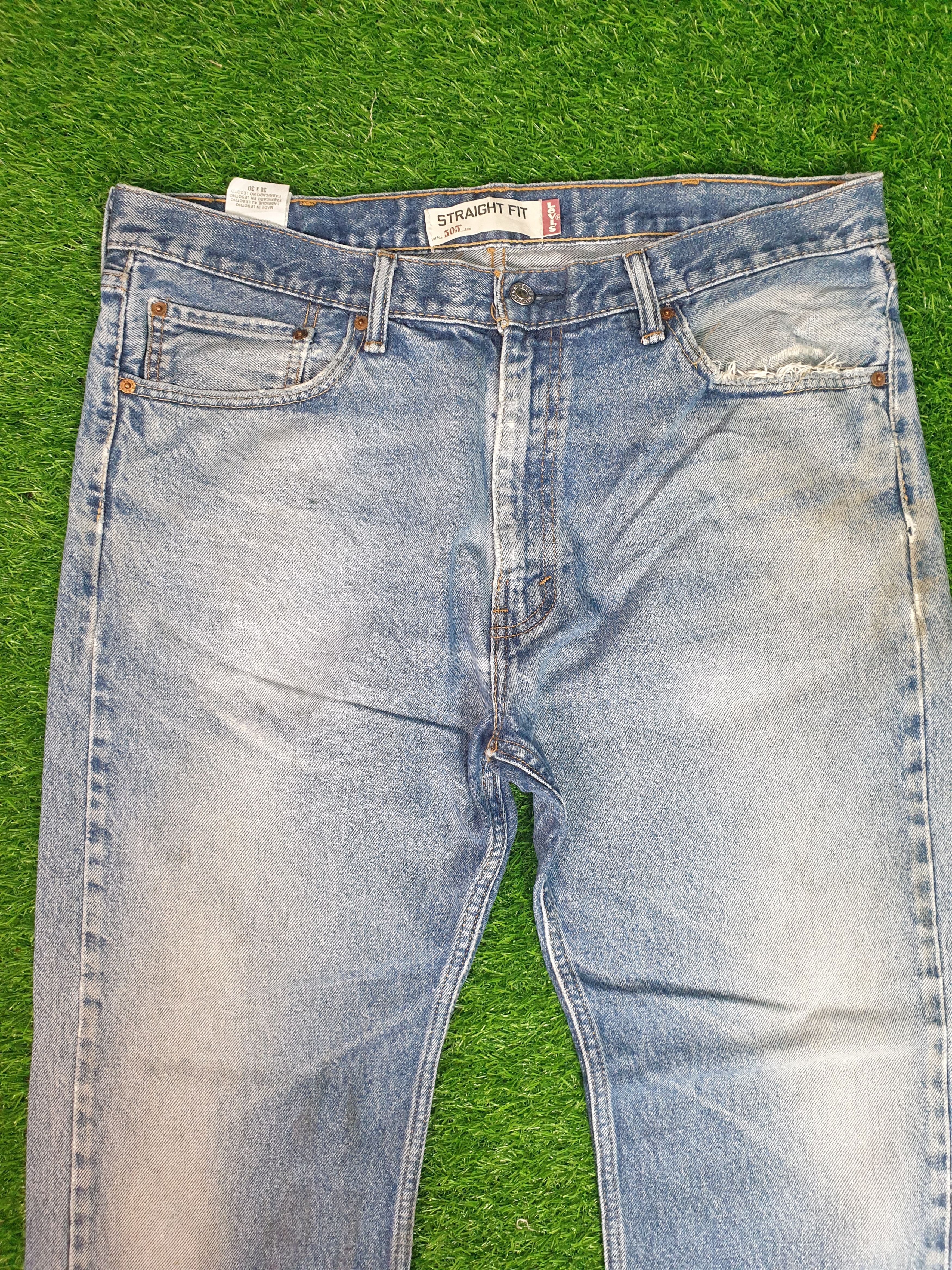 Levi's Vintage Clothing Vintage LEVIS 505 Faded Distressed Size 38X30 Jeans L0113 Size US 38 / EU 54 - 5 Thumbnail