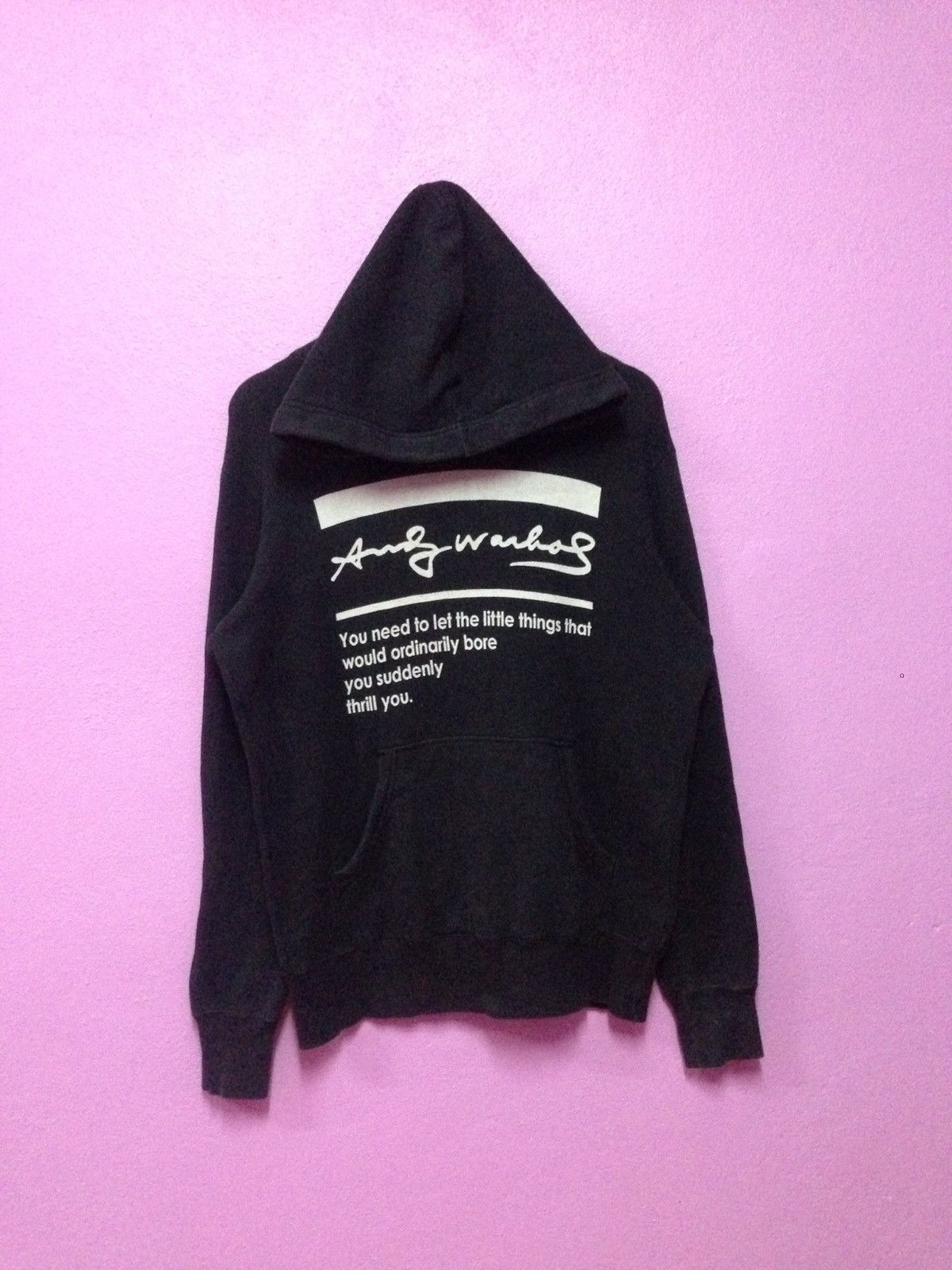Andy Warhol Vintage 90's Andy Warhol Hoodies Sweatshirts Size M Size US M / EU 48-50 / 2 - 1 Thumbnail
