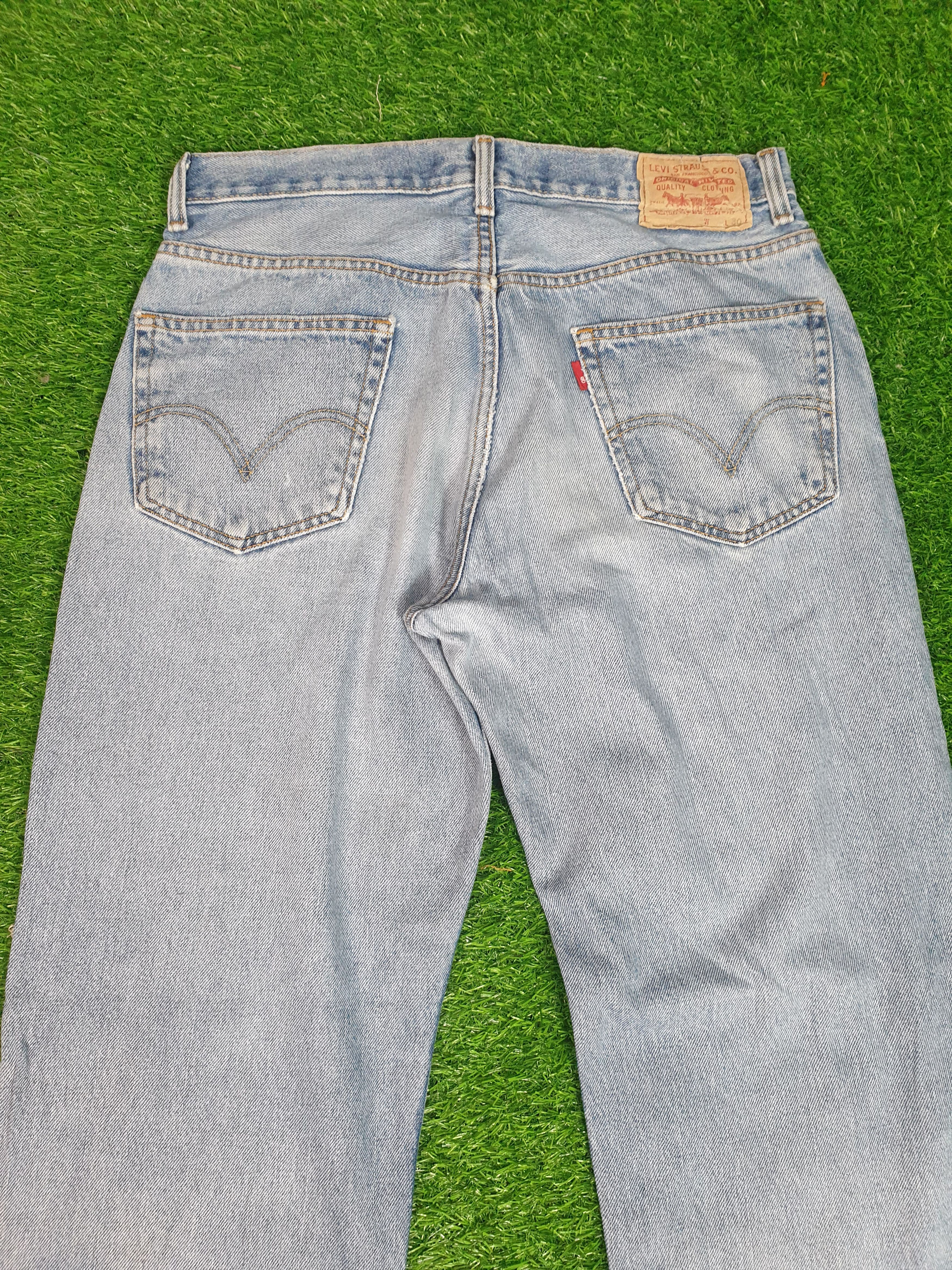 Levi's Vintage Clothing Vintage LEVIS 550 Sun Faded Distressed 34X32 Jeans L0104 Size US 34 / EU 50 - 8 Thumbnail