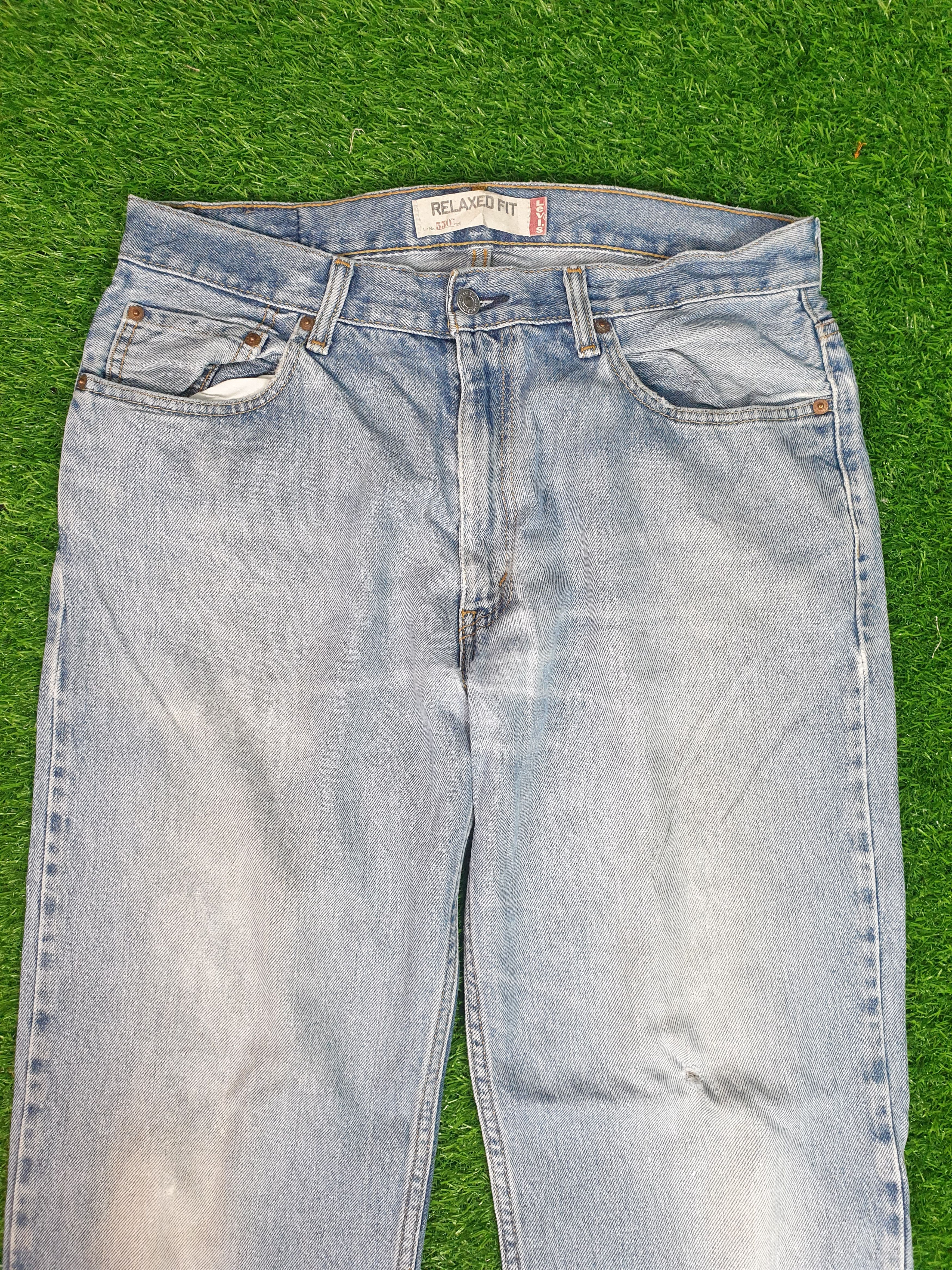 Levi's Vintage Clothing Vintage LEVIS 550 Sun Faded Distressed 34X32 Jeans L0104 Size US 34 / EU 50 - 5 Thumbnail