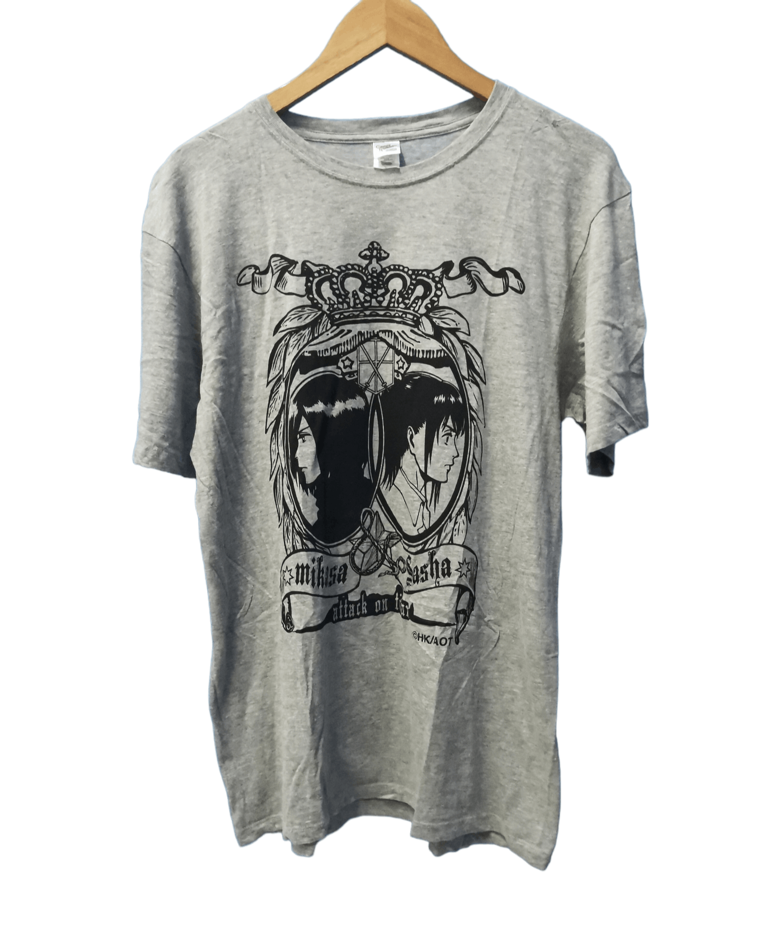 Anime Attack on Titan Mikasa Sasha Japan Anime Tee Bleach Size US L / EU 52-54 / 3 - 2 Thumbnail